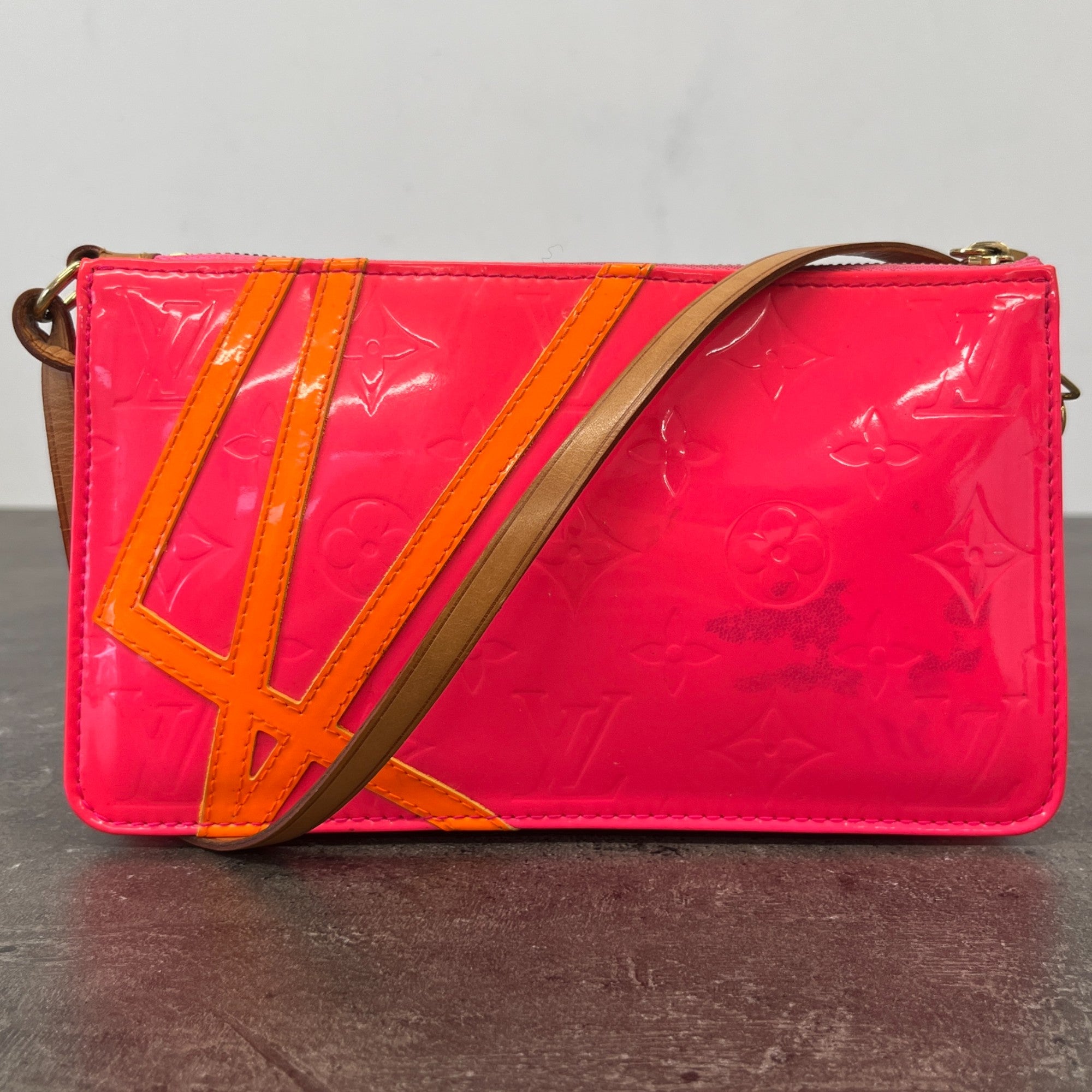 Women's Louis Vuitton X Robert Wilson Vernis Pochette Bag Pink