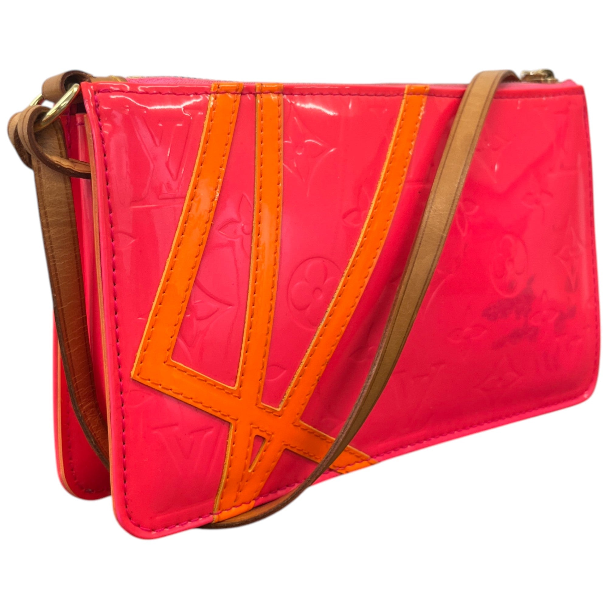 Women's Louis Vuitton X Robert Wilson Vernis Pochette Bag Pink