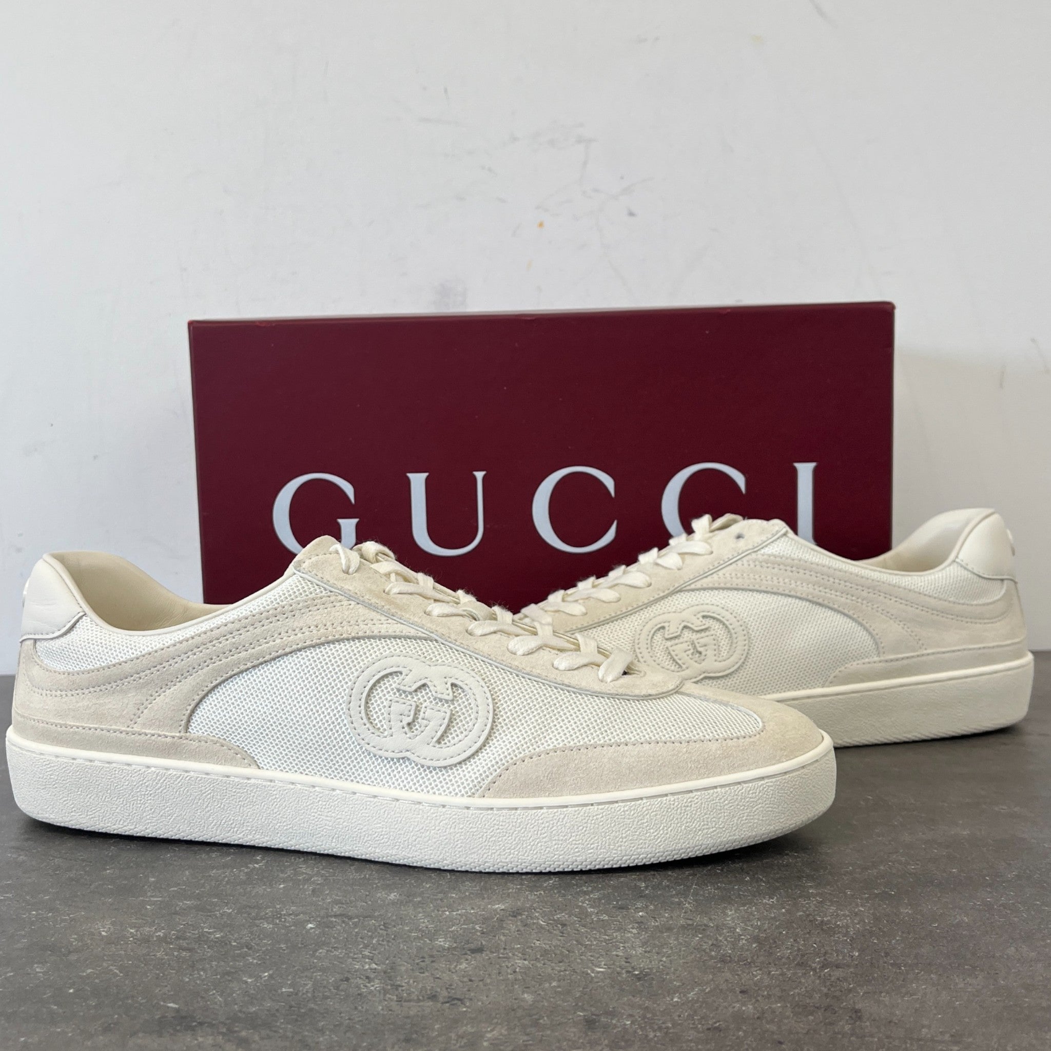 Men's G75 Low Trainers Cream Size EU 45 / UK 11