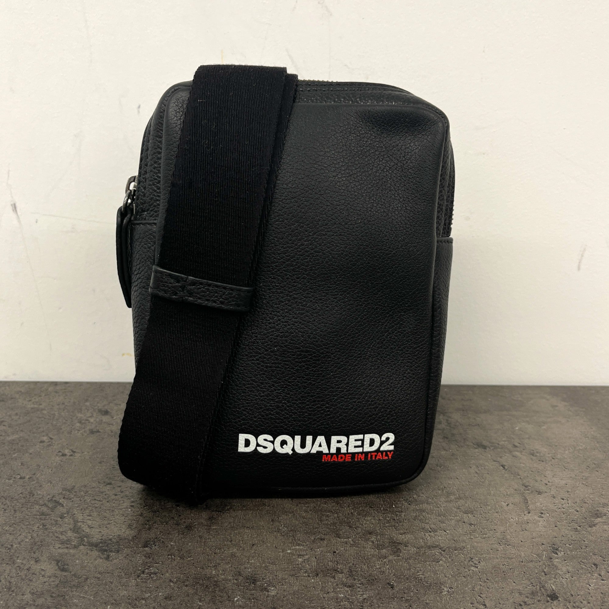 Men's Logo Print Belt Bag Black