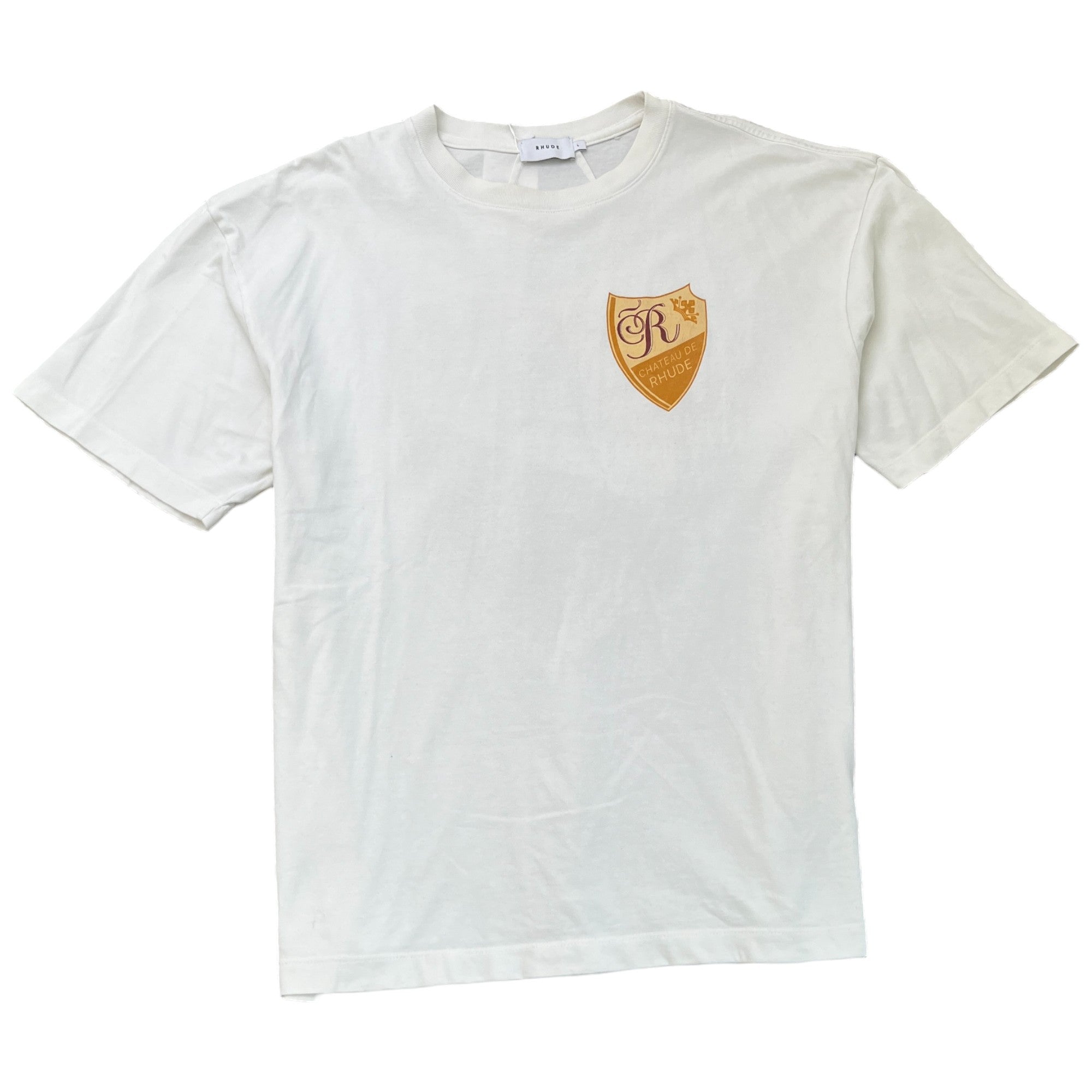 Men's Chateau Logo T-Shirt White Size L