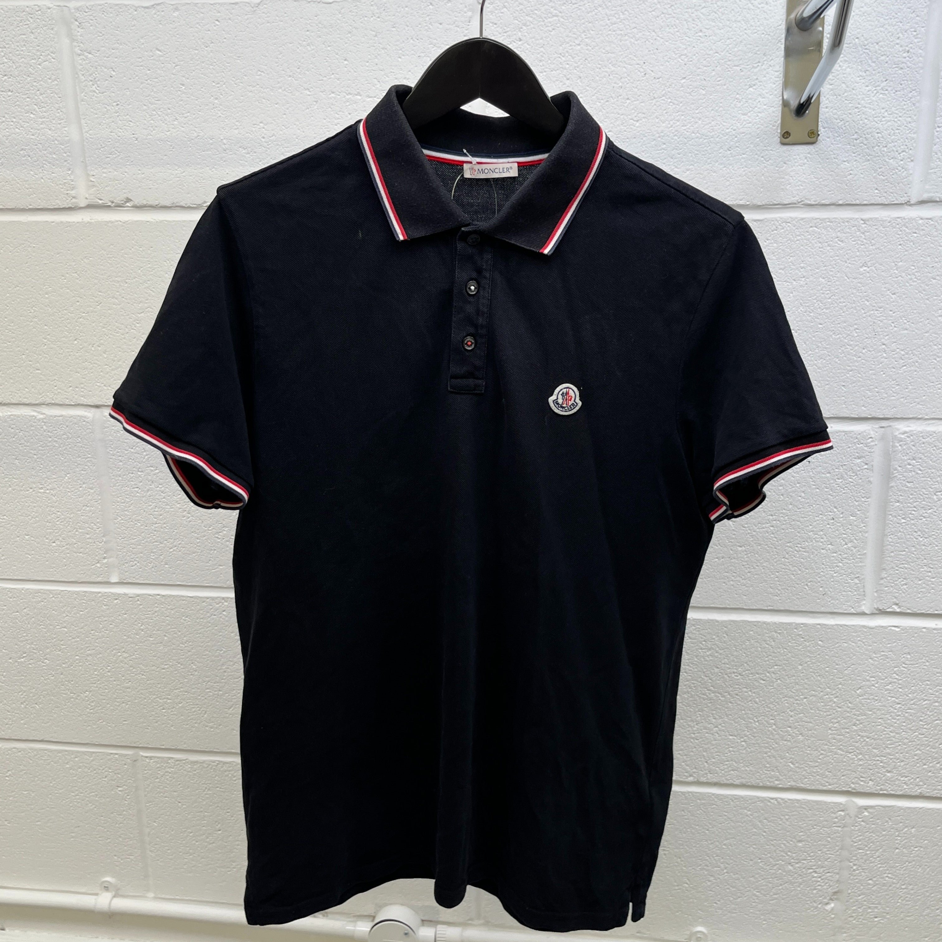 Men's Maglia Polo Shirt Black Size L