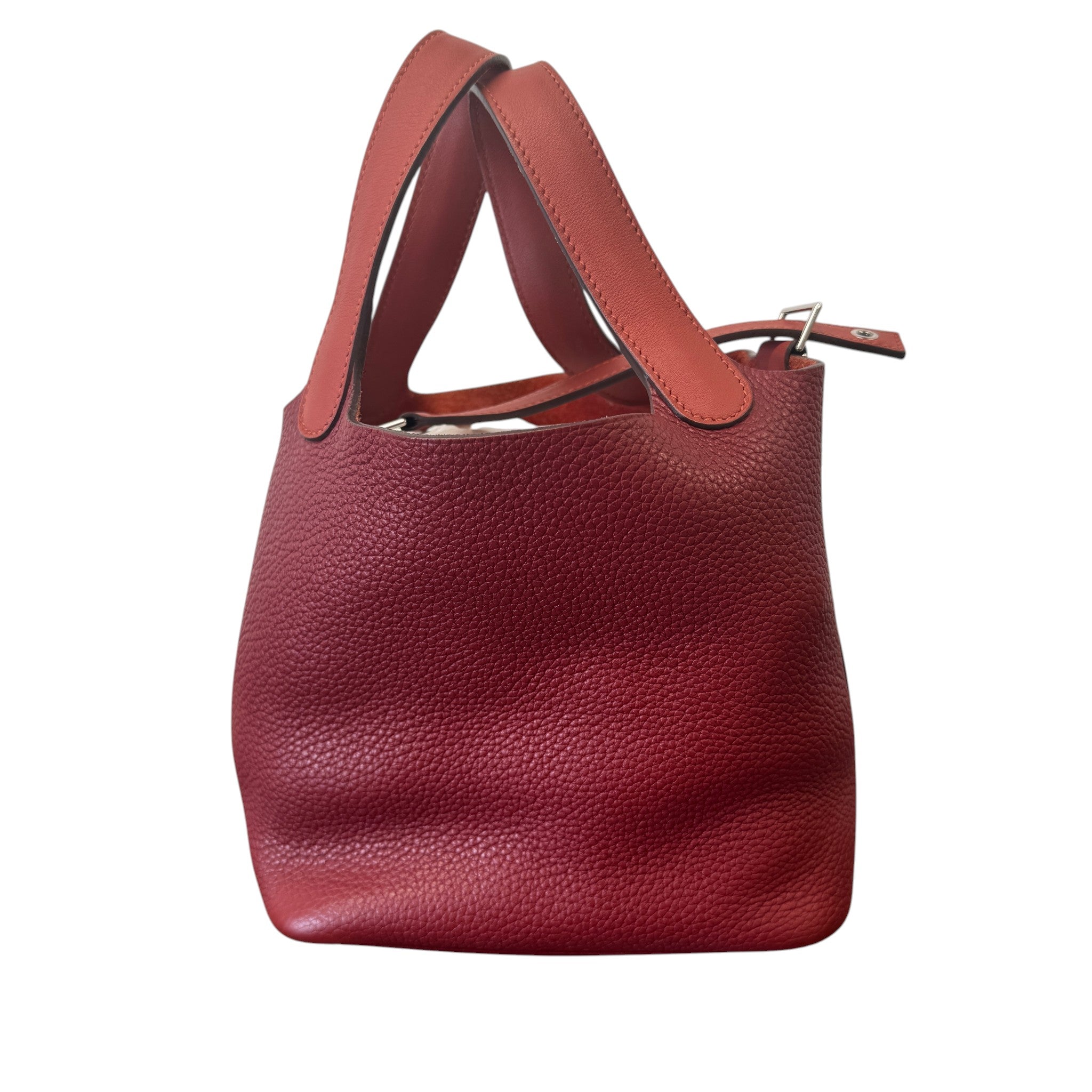 Women's Picotin 18 Togo Bag Burgundy