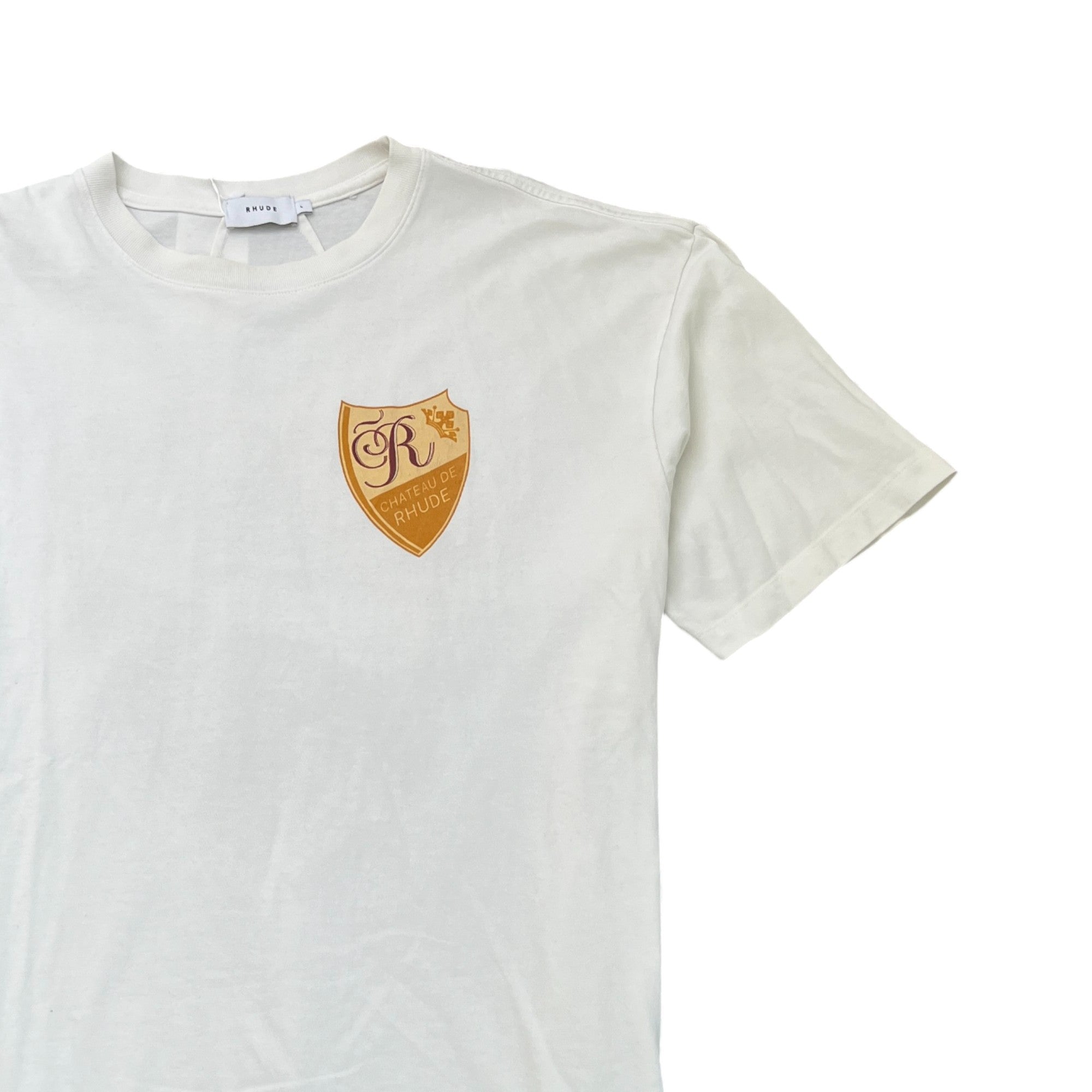 Men's Chateau Logo T-Shirt White Size L