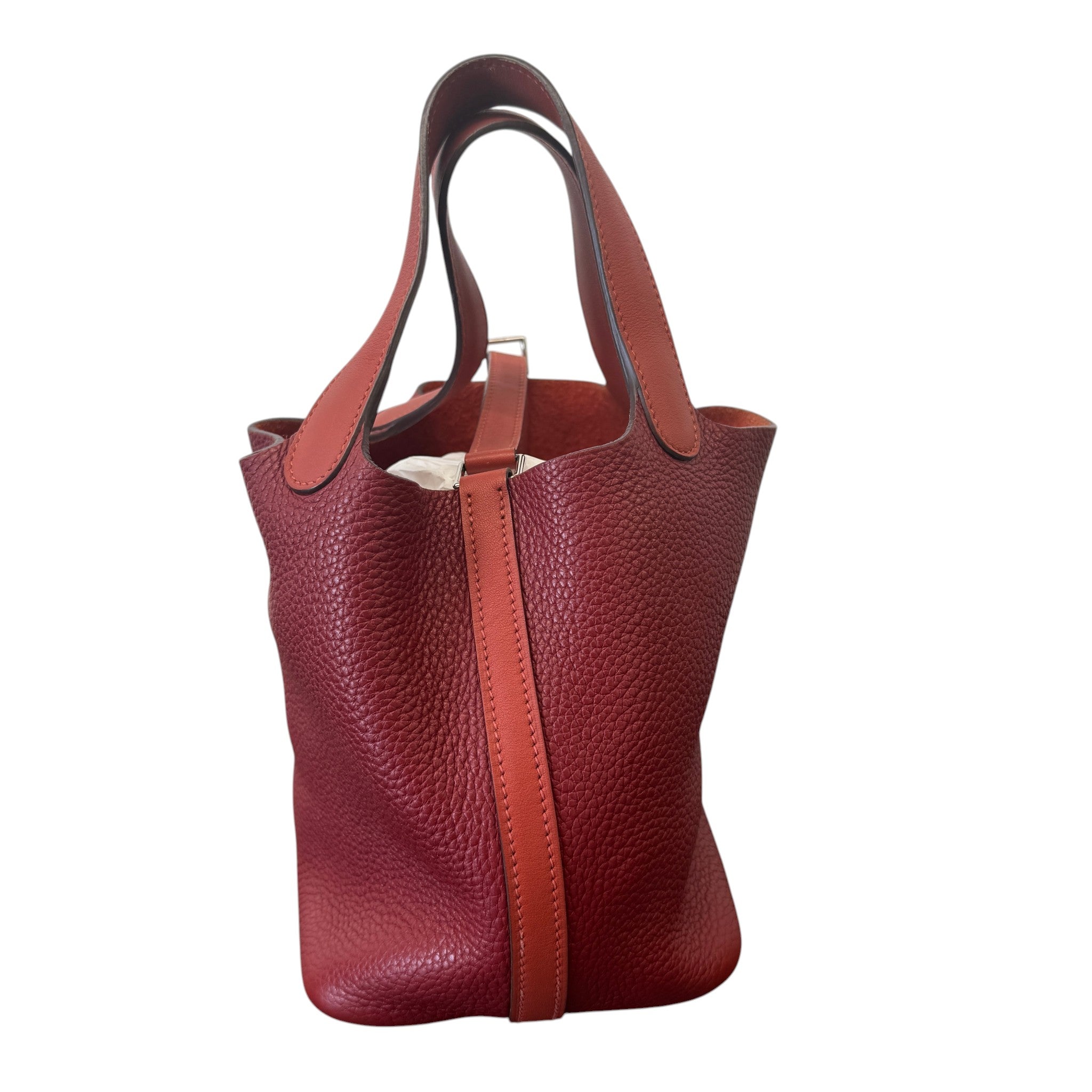 Women's Picotin 18 Togo Bag Burgundy
