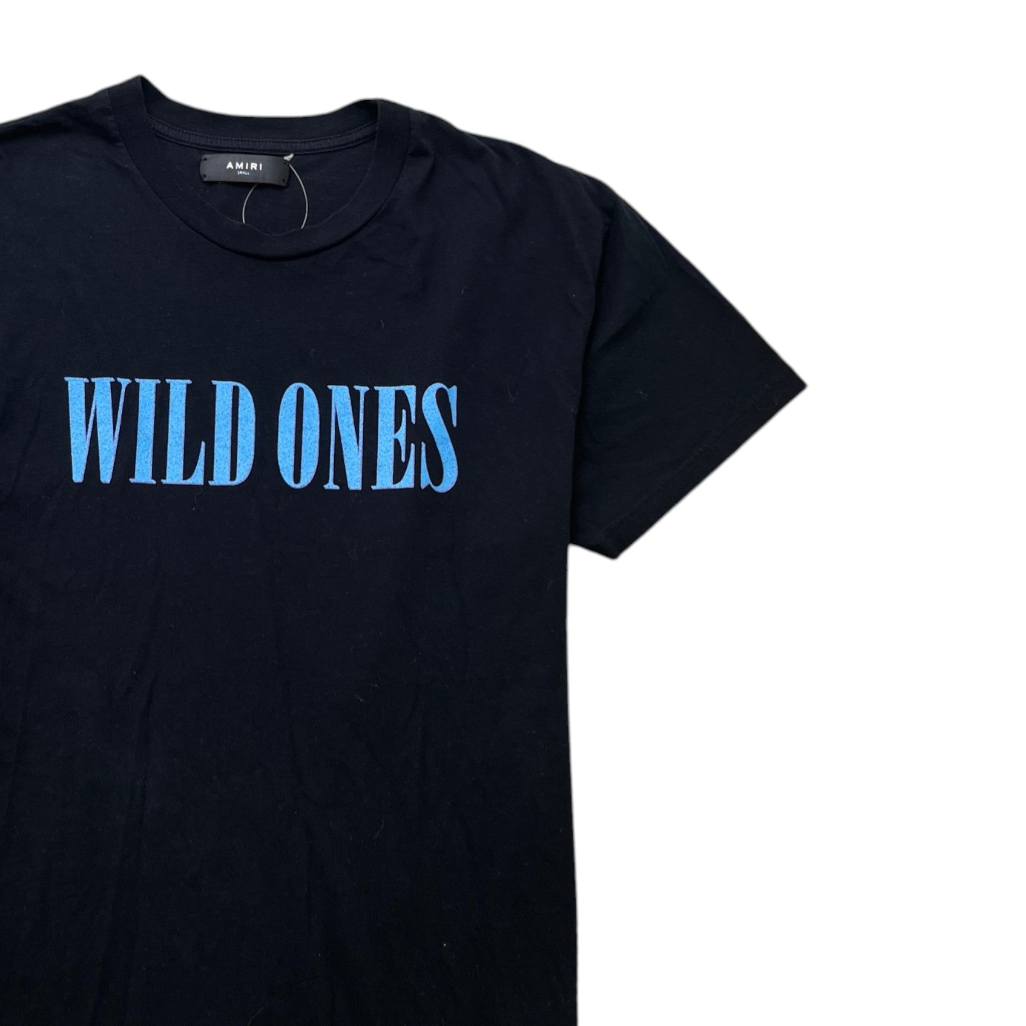 Men's Wild Ones Logo Print T-Shirt Black Size S