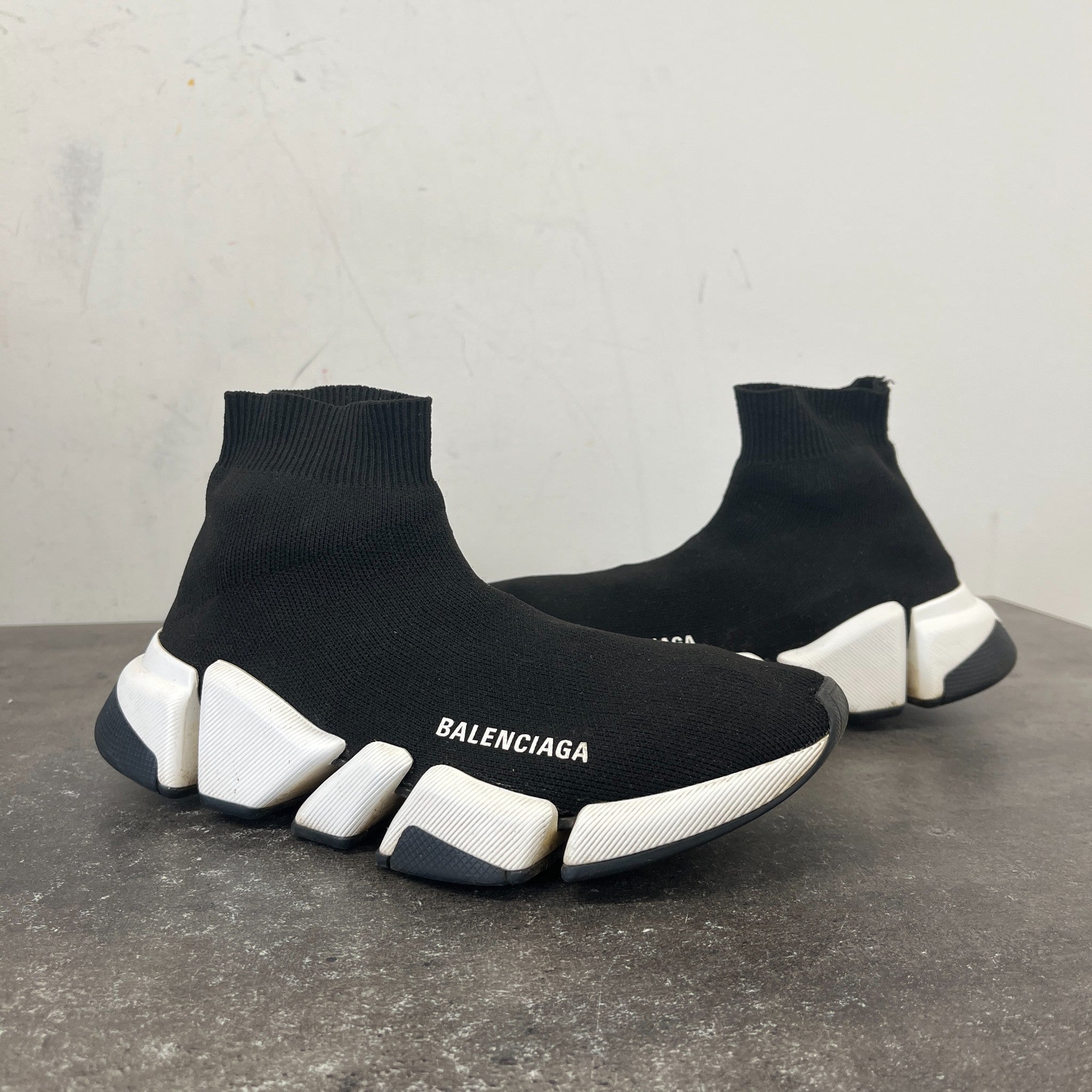 Women's Speed Sock High Trainers Black Size EU 36 / UK 3