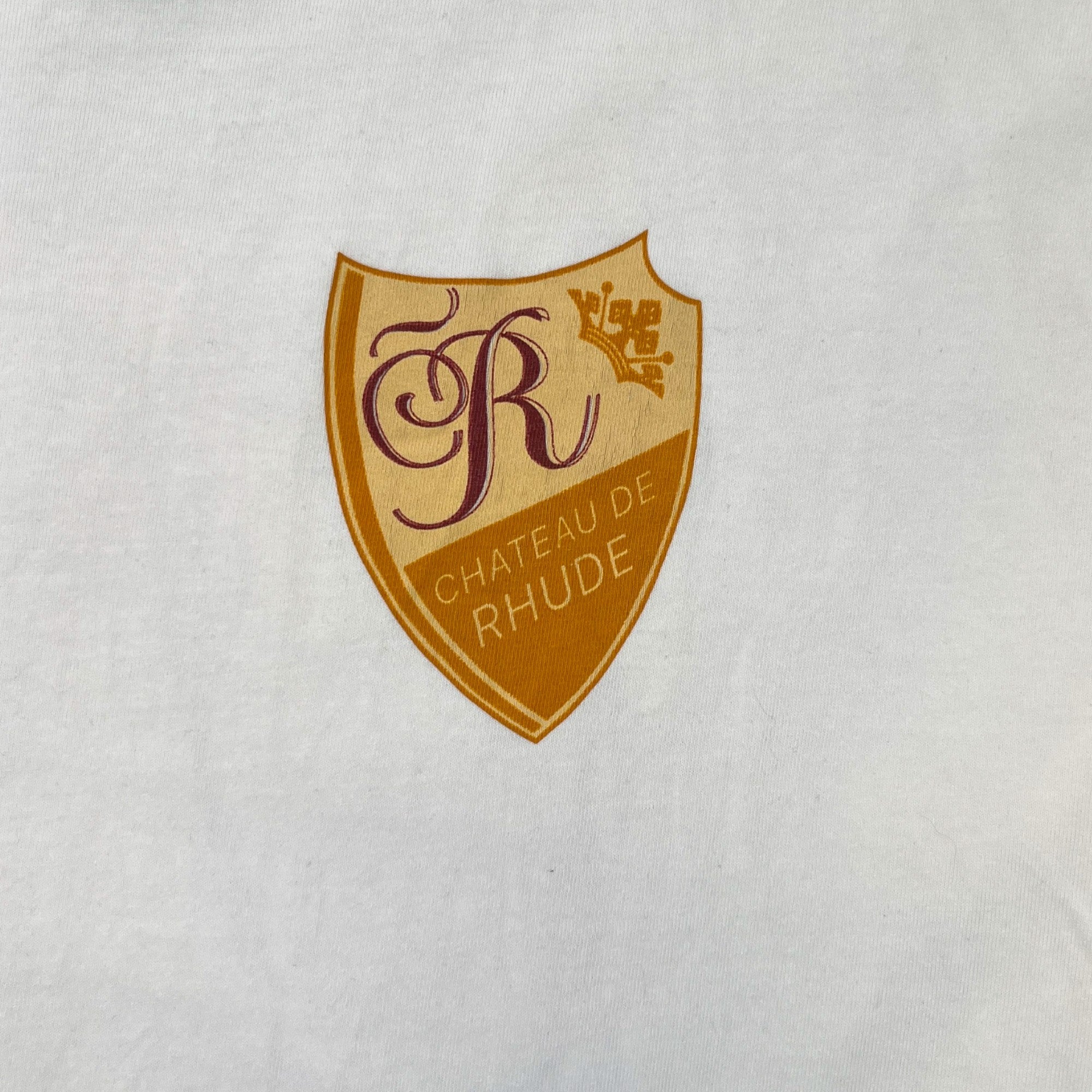 Men's Chateau Logo T-Shirt White Size L