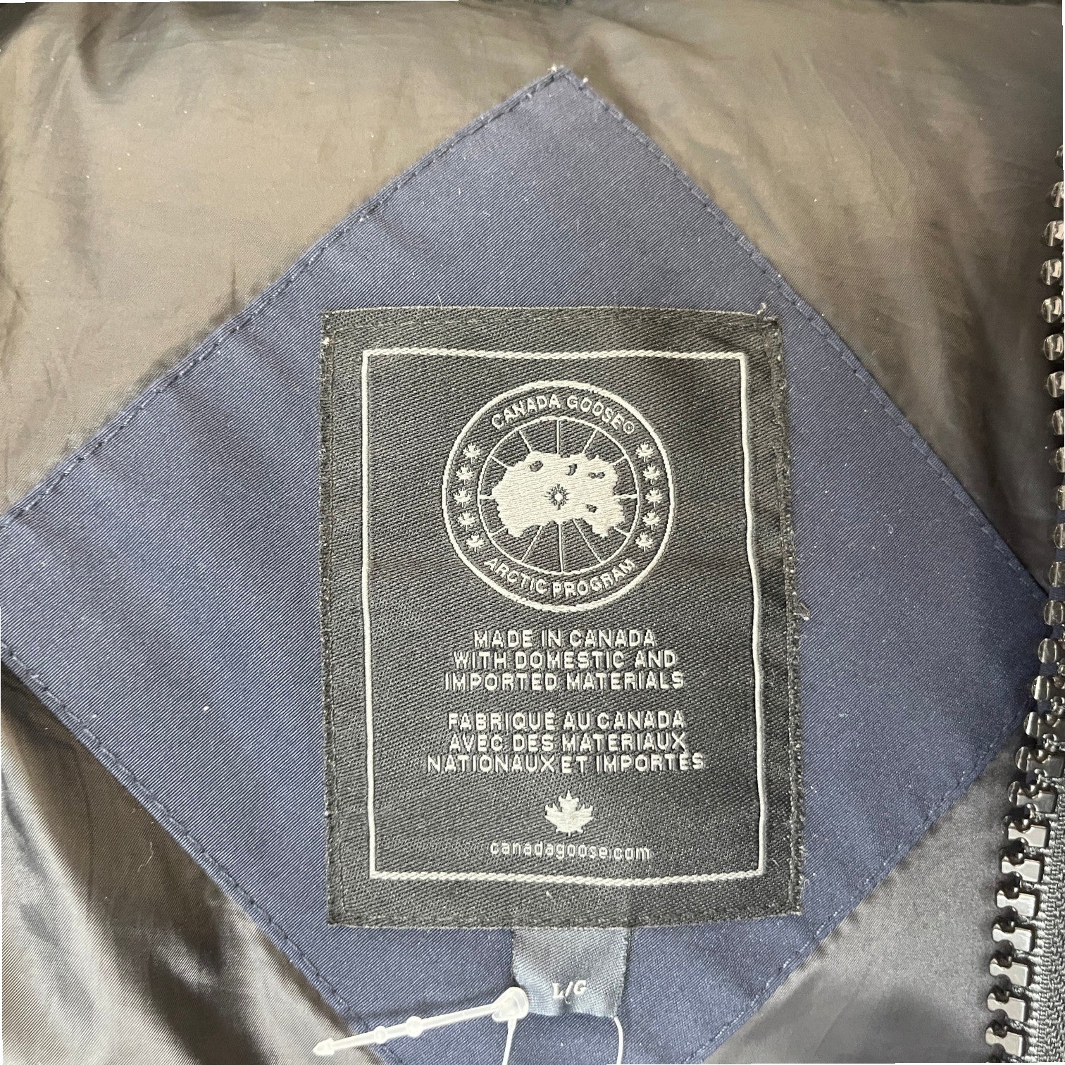 Men's Maitland Down Jacket Navy Size L
