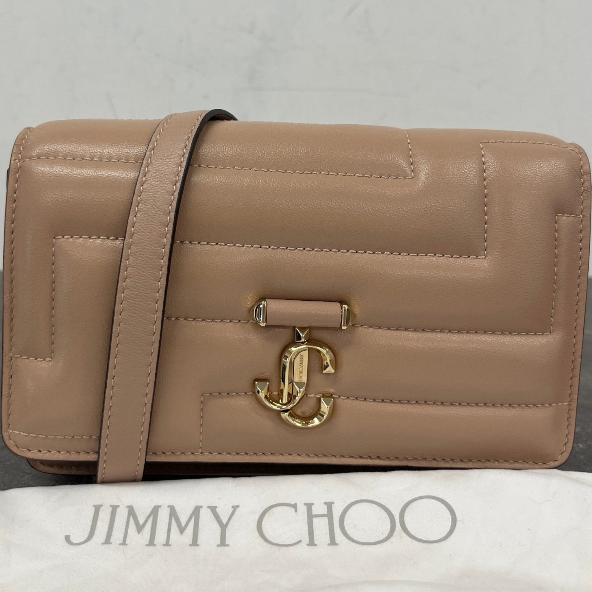 Women's Avenue Chain Wallet Bag Nude