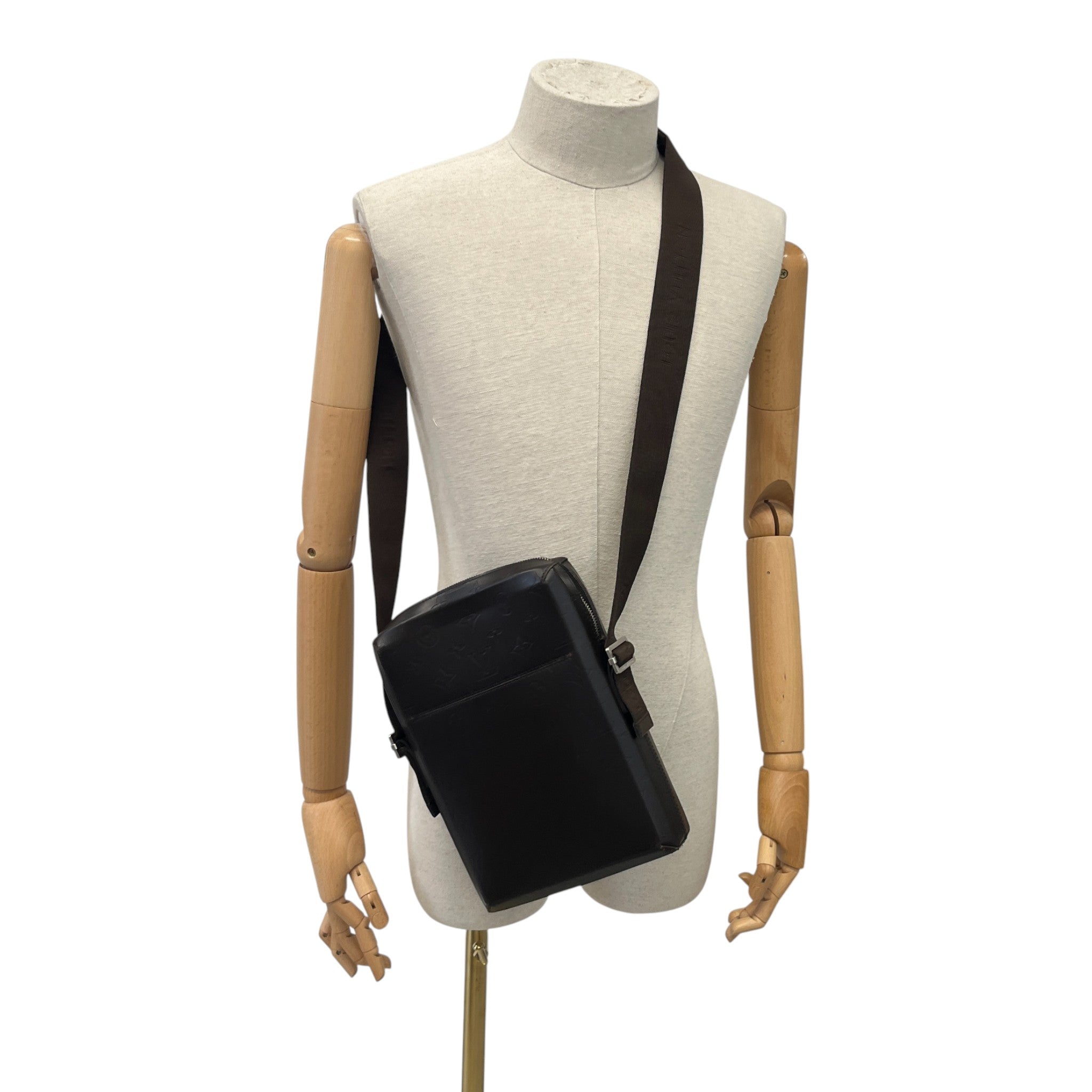 Women's Monogram Glace Bobby Messenger Bag Brown