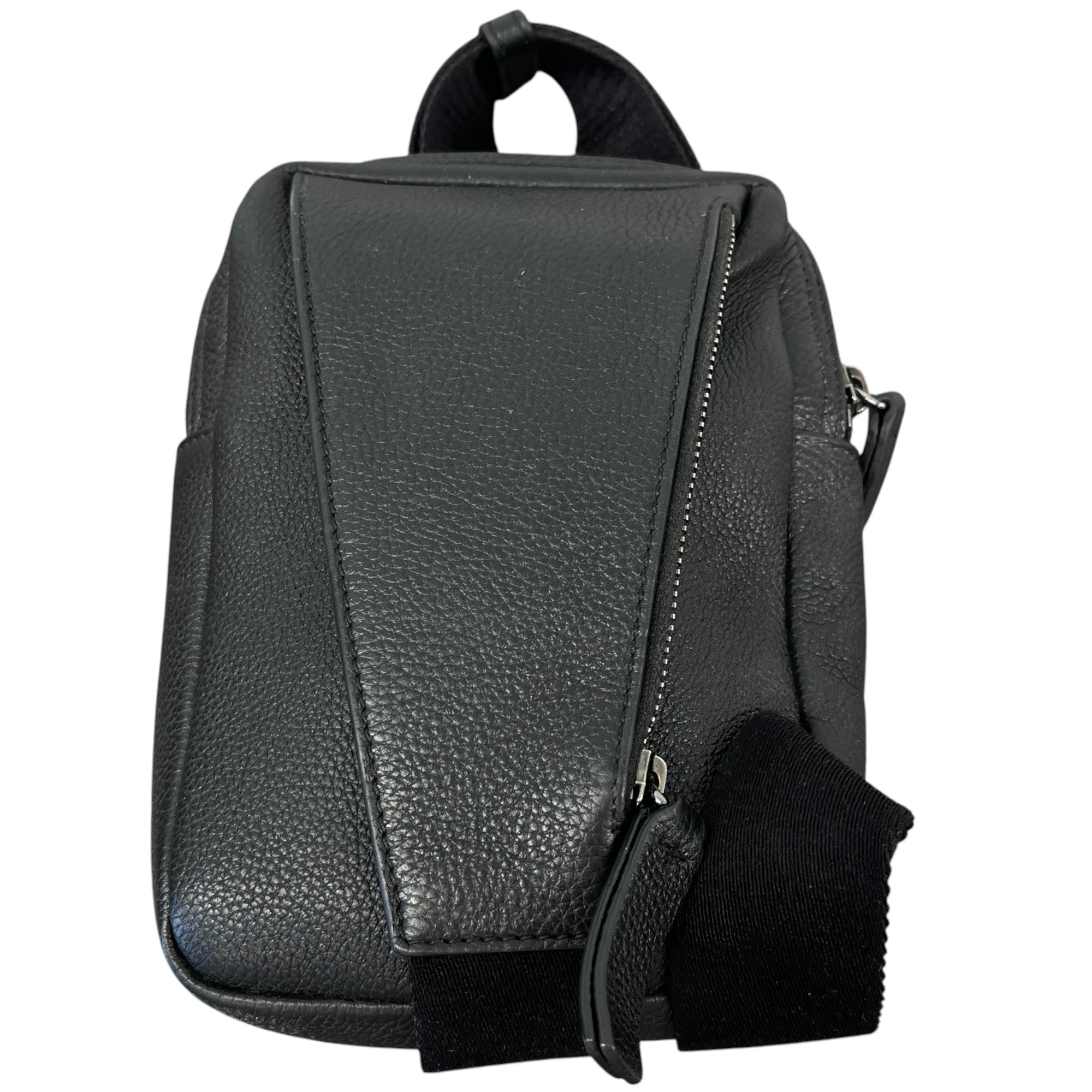 Men's Logo Print Belt Bag Black