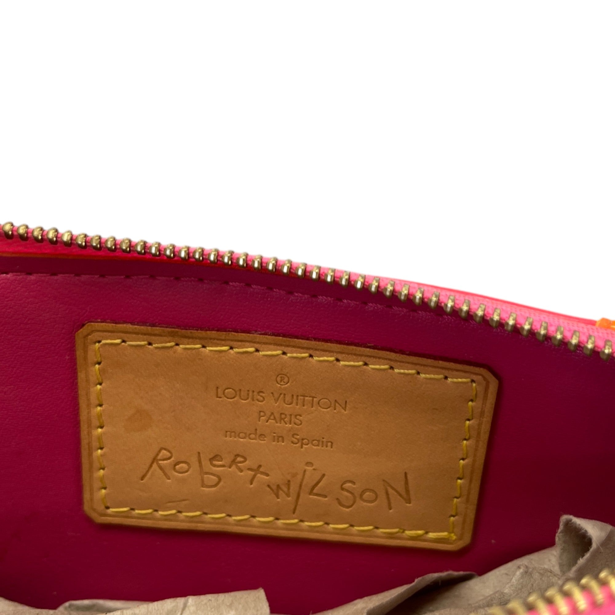 Women's Louis Vuitton X Robert Wilson Vernis Pochette Bag Pink