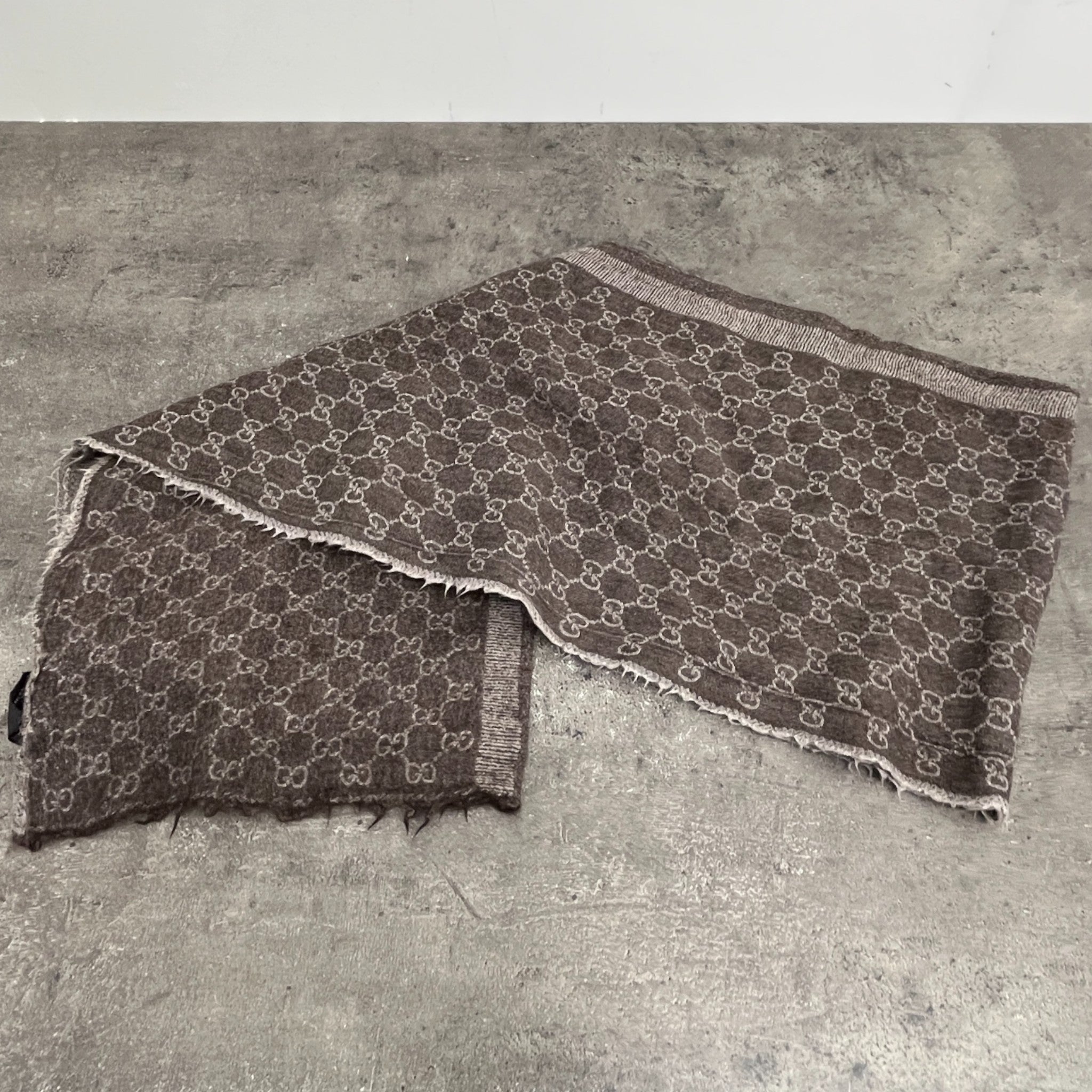 Women's Gg Jacquard Scarf Brown