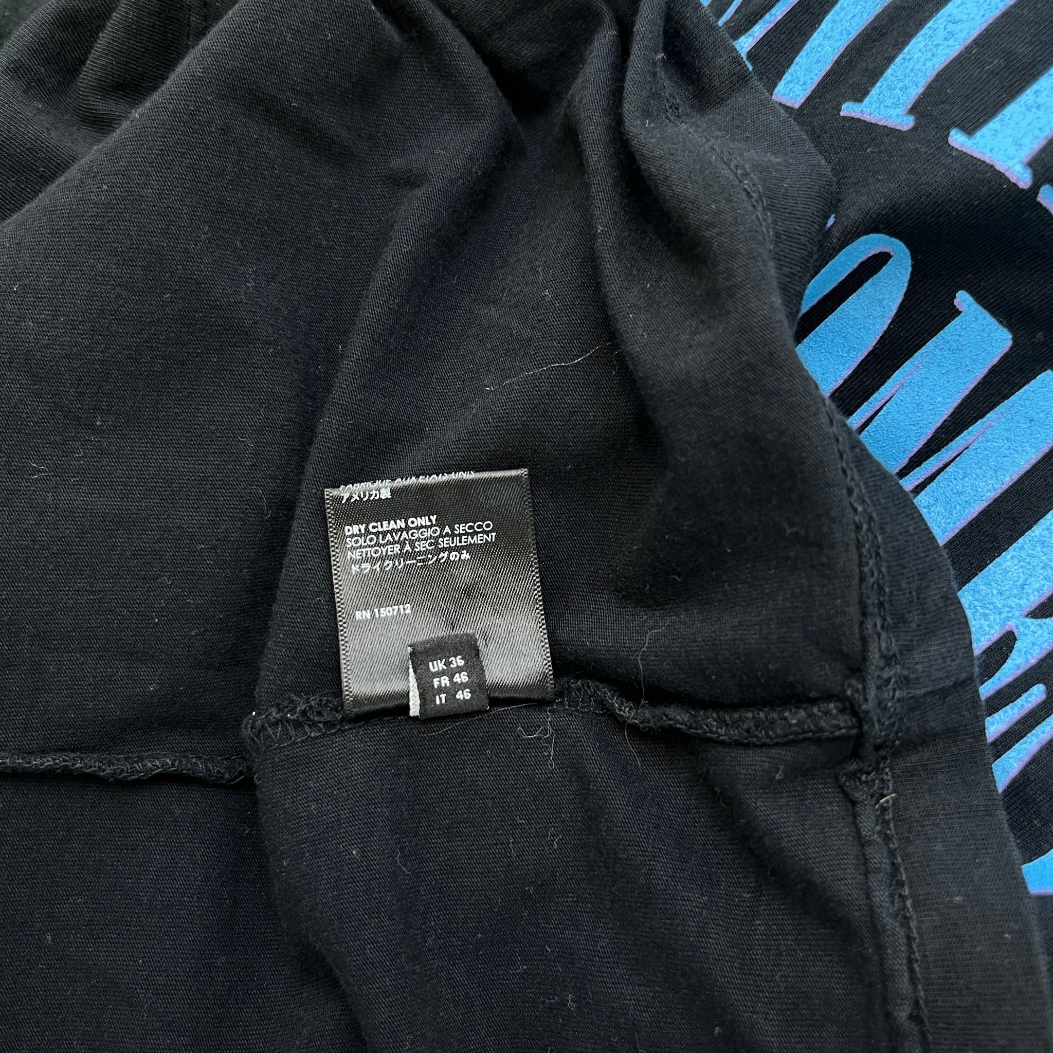 Men's Wild Ones Logo Print T-Shirt Black Size S