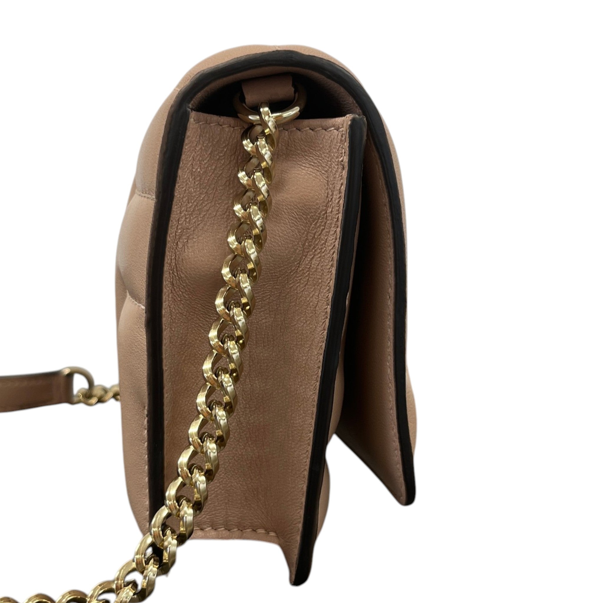 Women's Avenue Chain Wallet Bag Nude