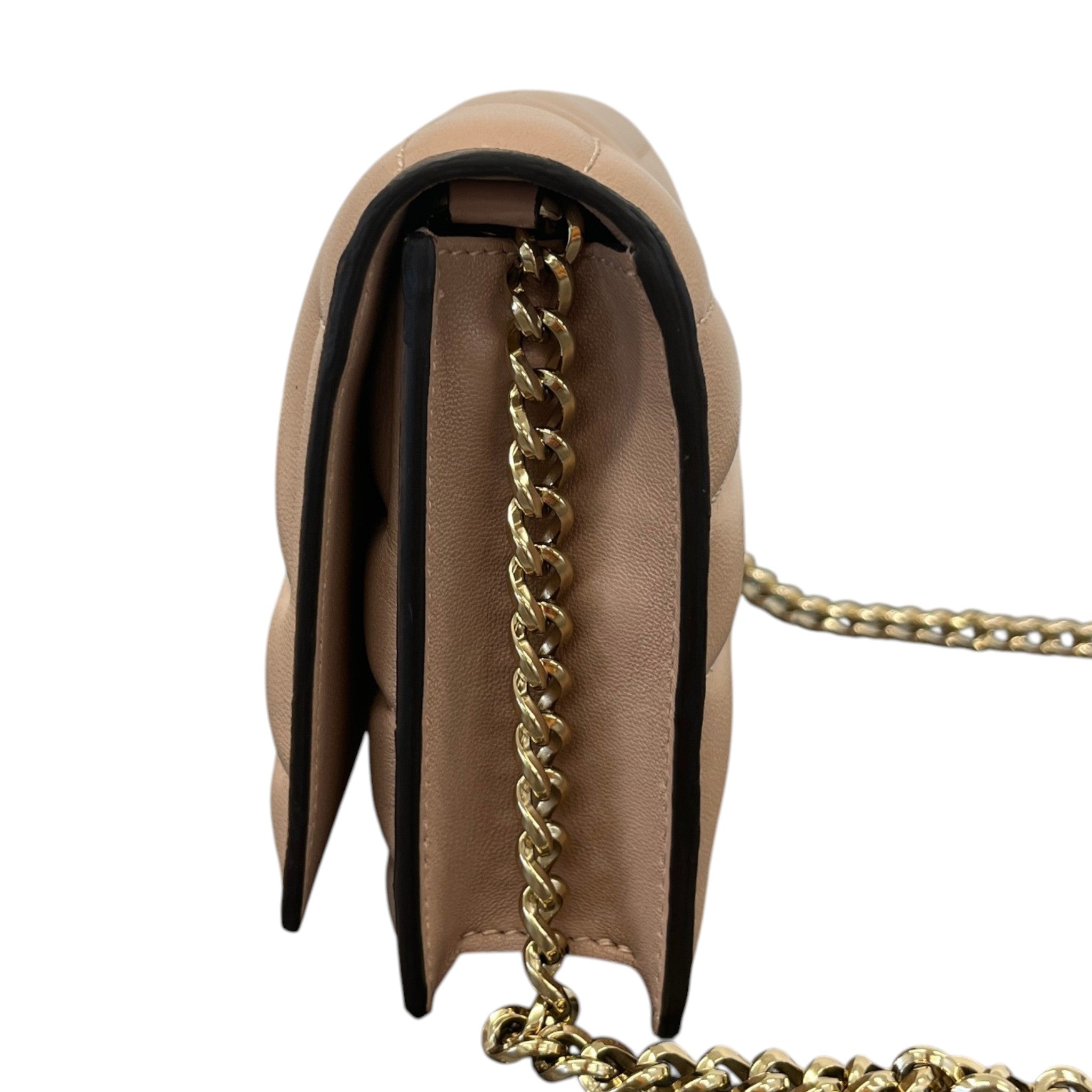 Women's Avenue Chain Wallet Bag Nude