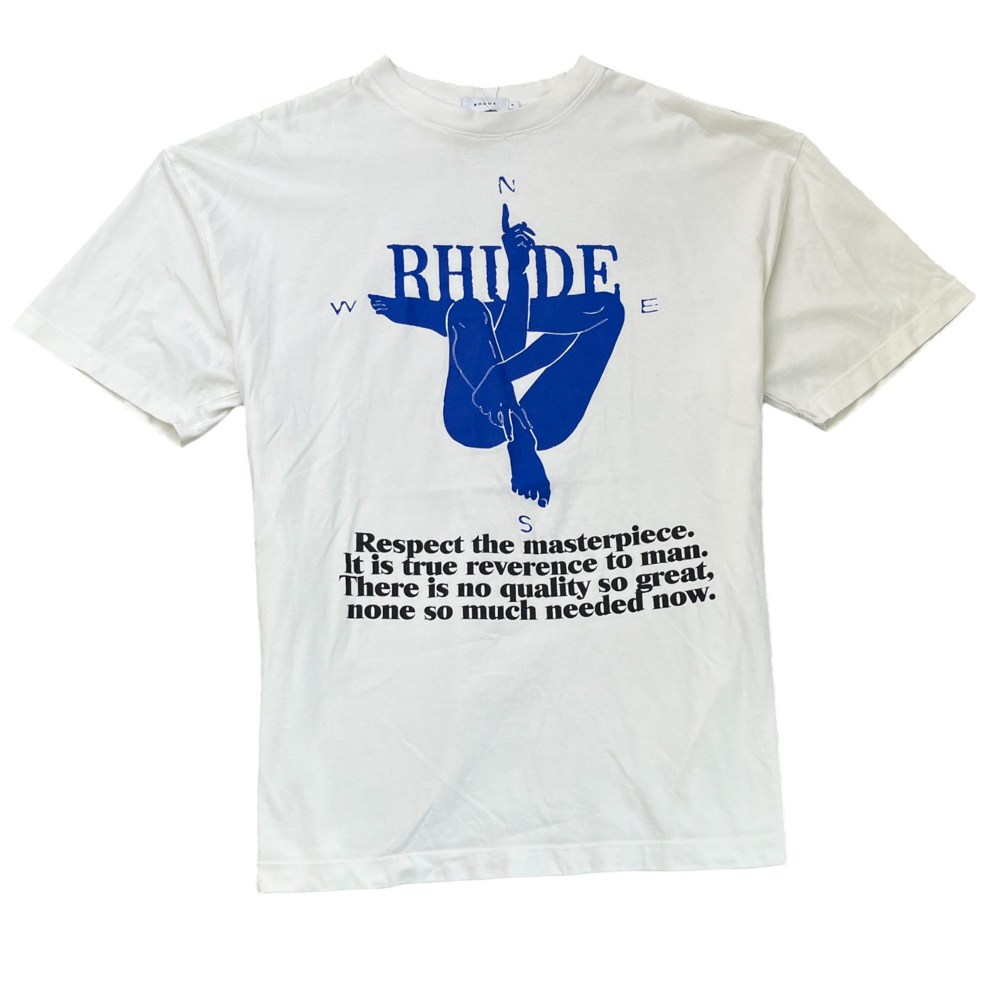 Men's Compass Logo T-Shirt White Size XL