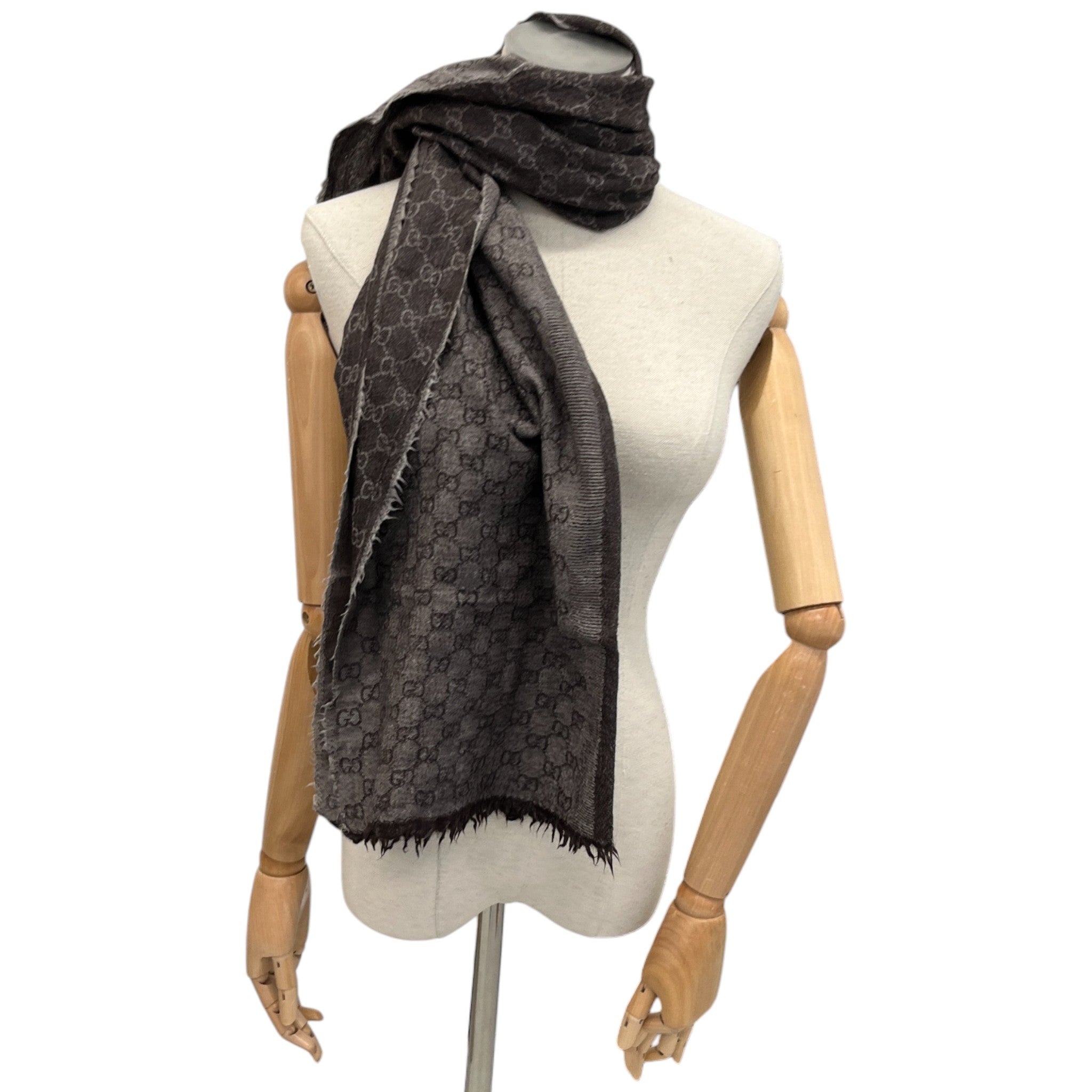 Women's Gg Jacquard Scarf Brown