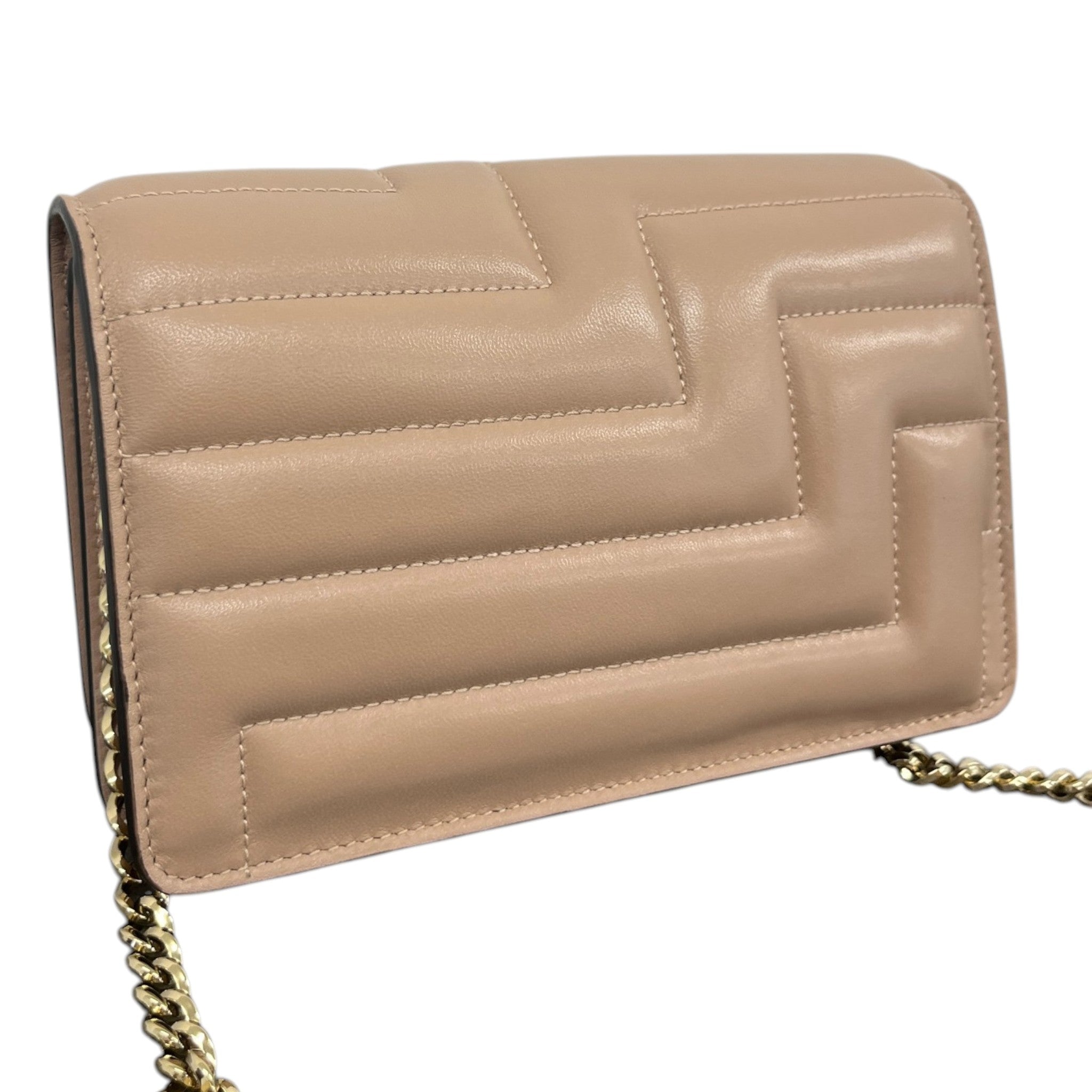 Women's Avenue Chain Wallet Bag Nude