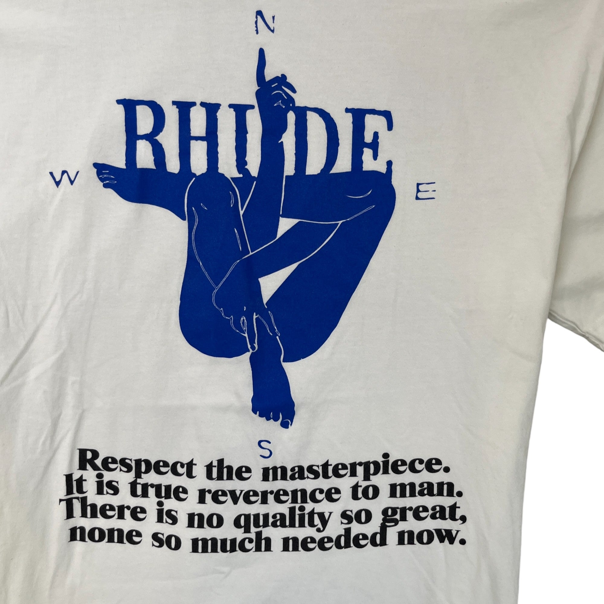 Men's Compass Logo T-Shirt White Size XL