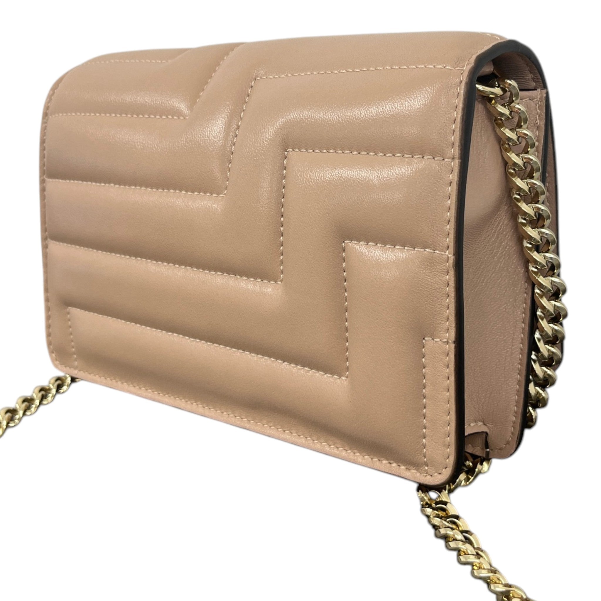 Women's Avenue Chain Wallet Bag Nude