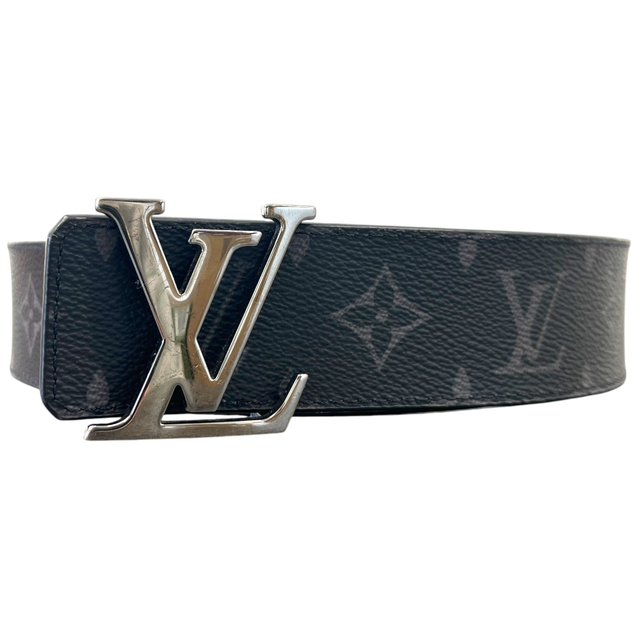 Men's Monogram Eclipse Reversible Belt Black Size Waist 36"