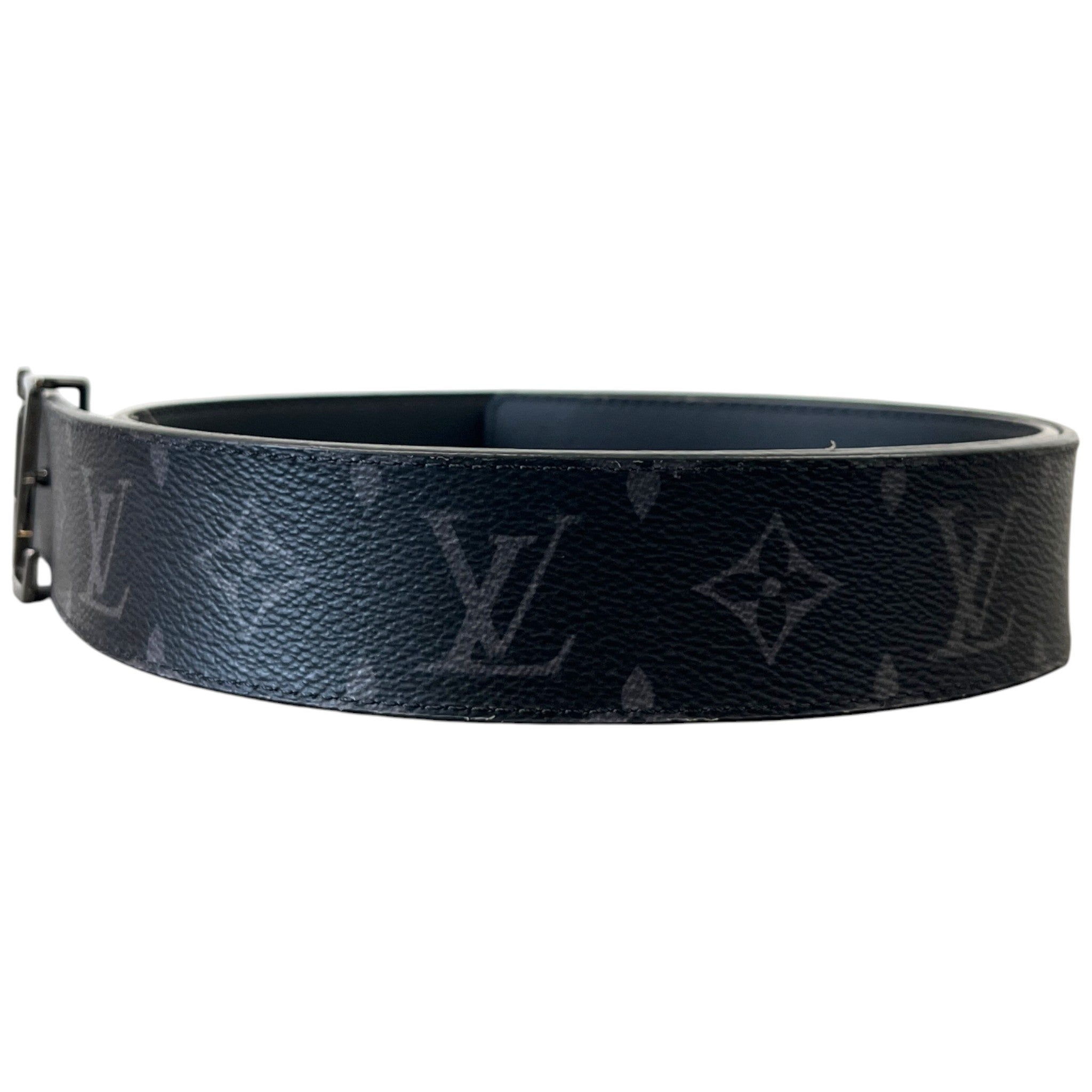 Men's Monogram Eclipse Reversible Belt Black Size Waist 36"