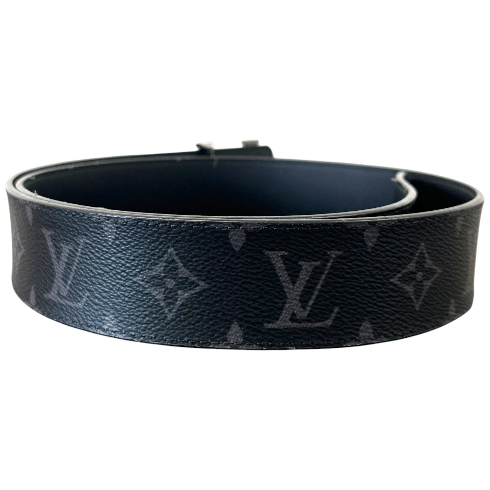 Men's Monogram Eclipse Reversible Belt Black Size Waist 36"