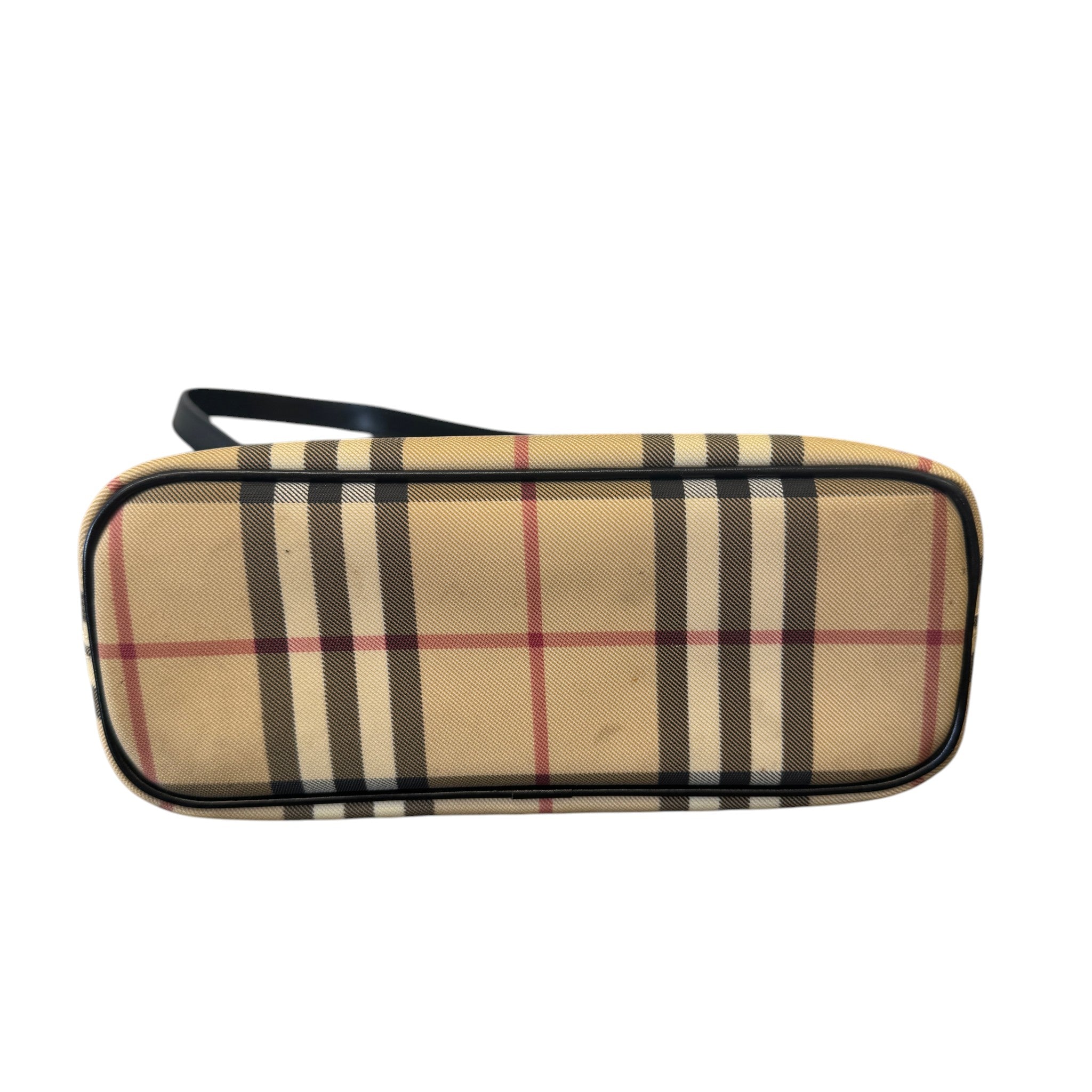 Women's Small Check Print Bag Beige