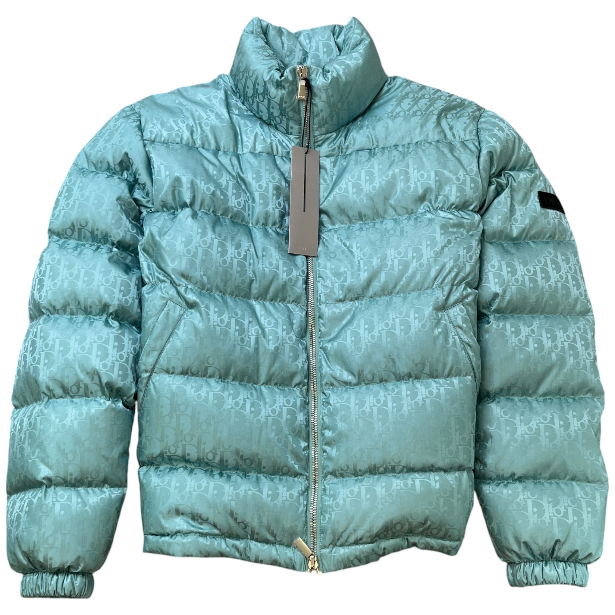 Men's Oblique Down Jacket Green Size IT 54 / XXL