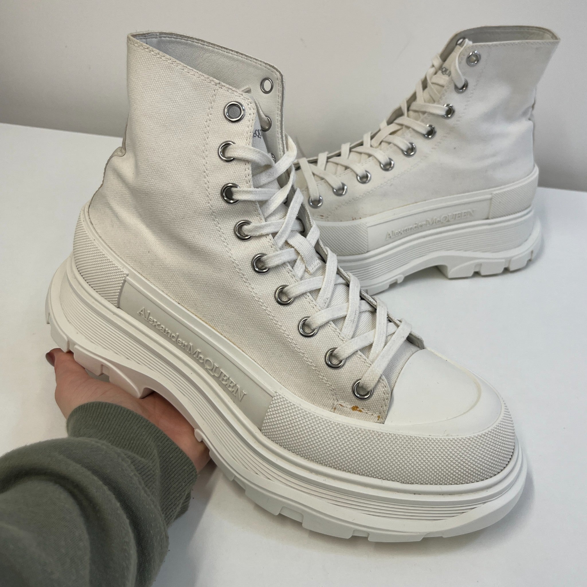 Men's Tread Slick High Trainers White Size EU 43.5 / UK 9.5