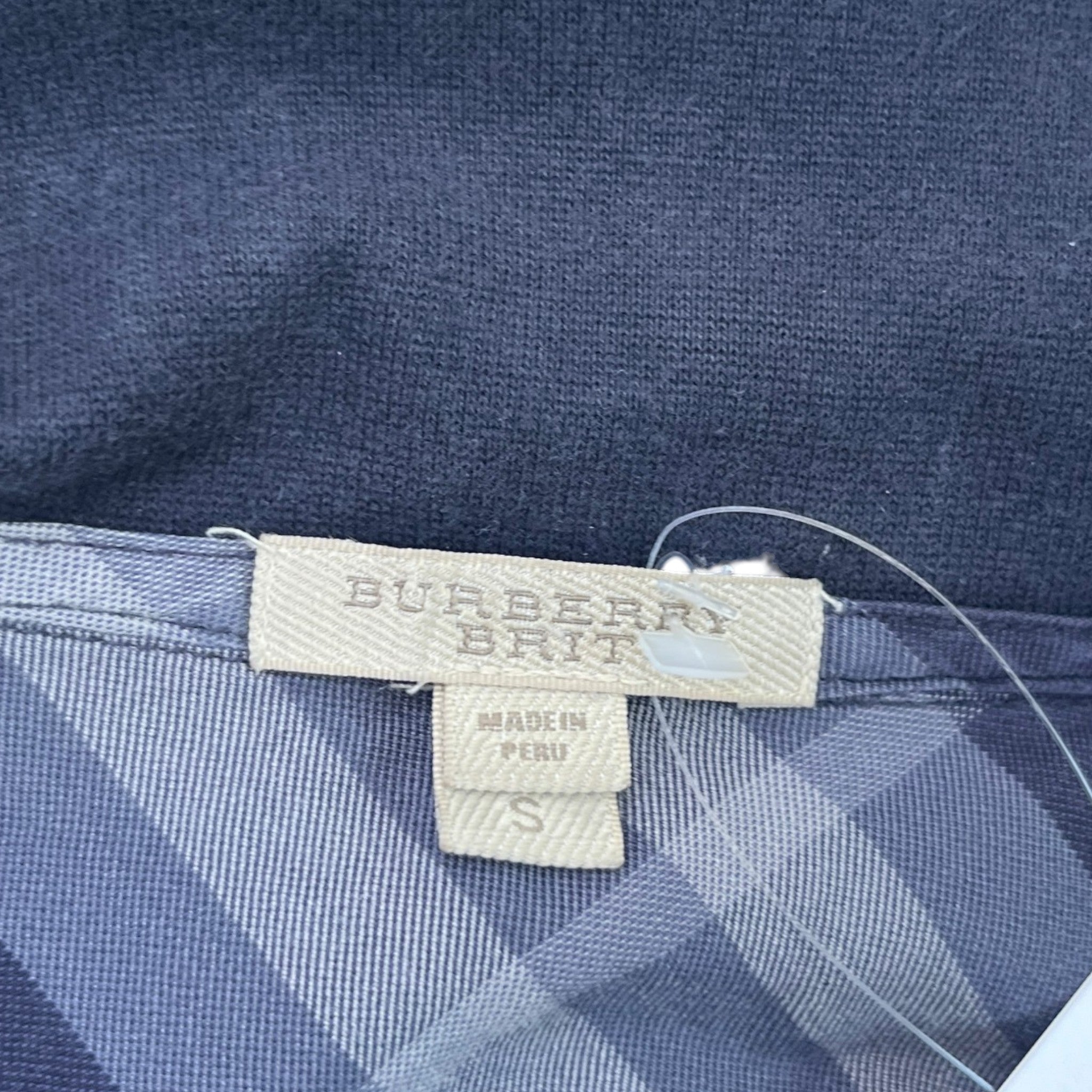 Men's Embroidered Logo Sweatshirt Navy Size S