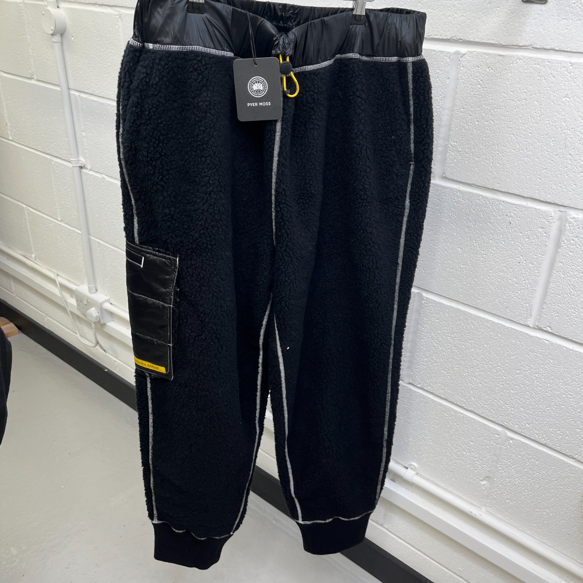 Men's X Pyer Moss Patch-Pocket Joggers Black Size L