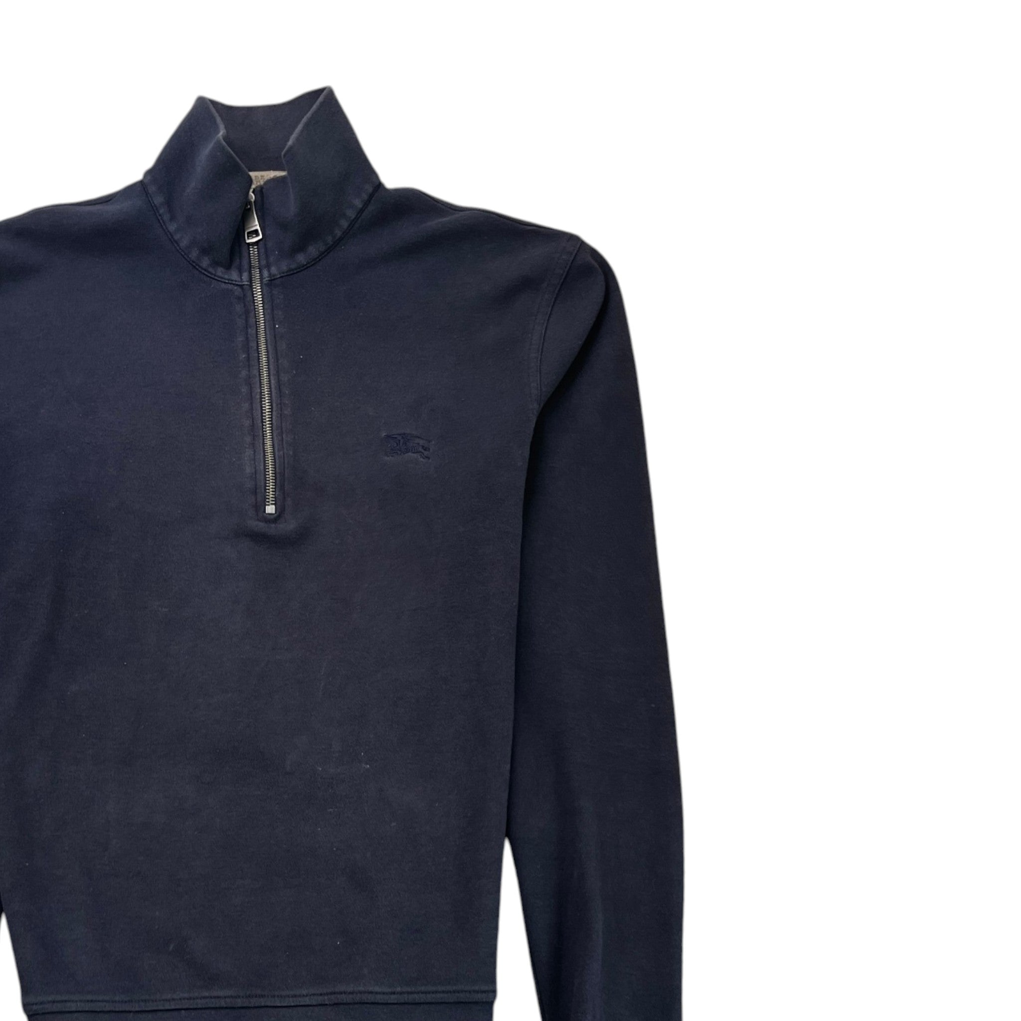 Men's Embroidered Logo Sweatshirt Navy Size S