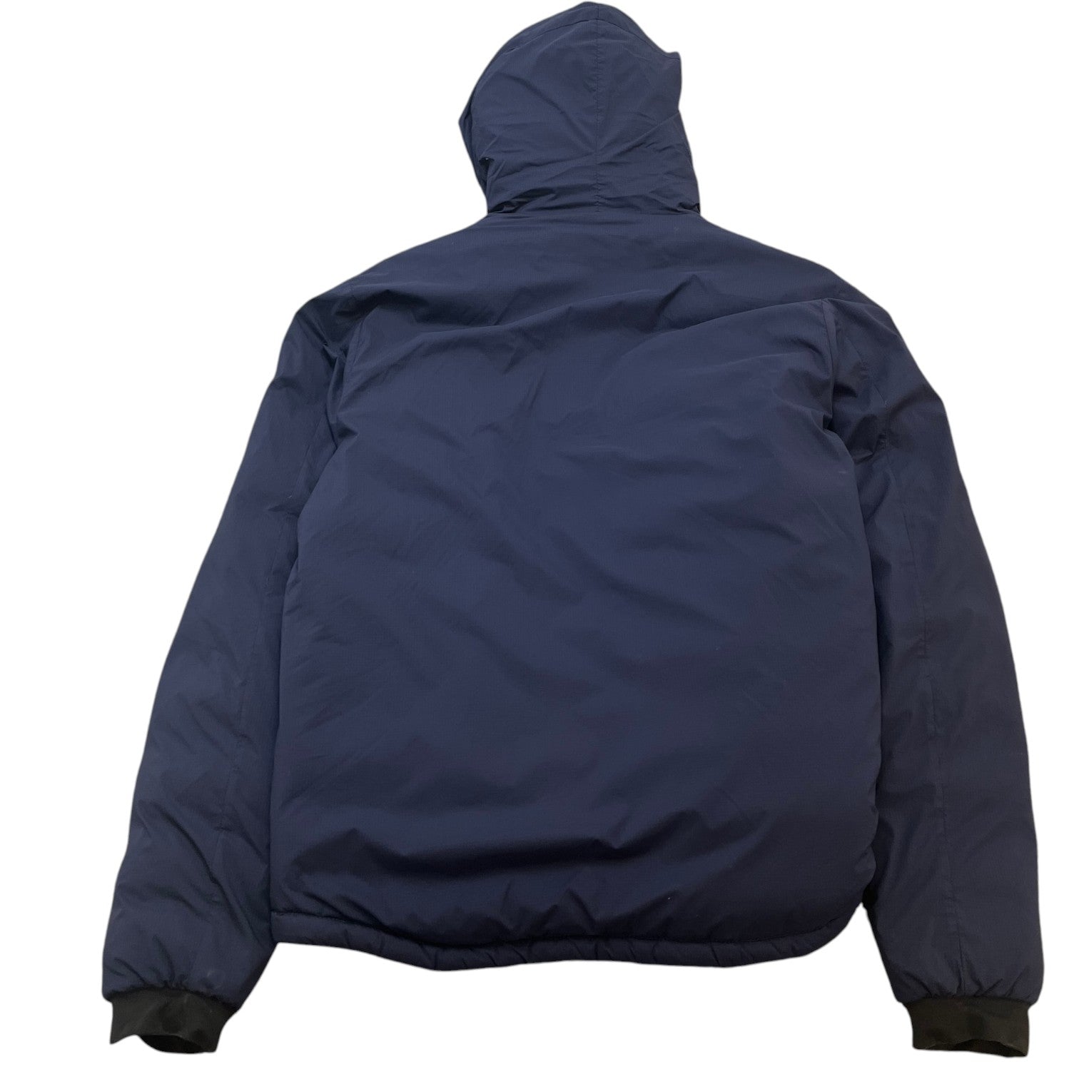Men's Lodge Hoody Down Jacket Navy Size L