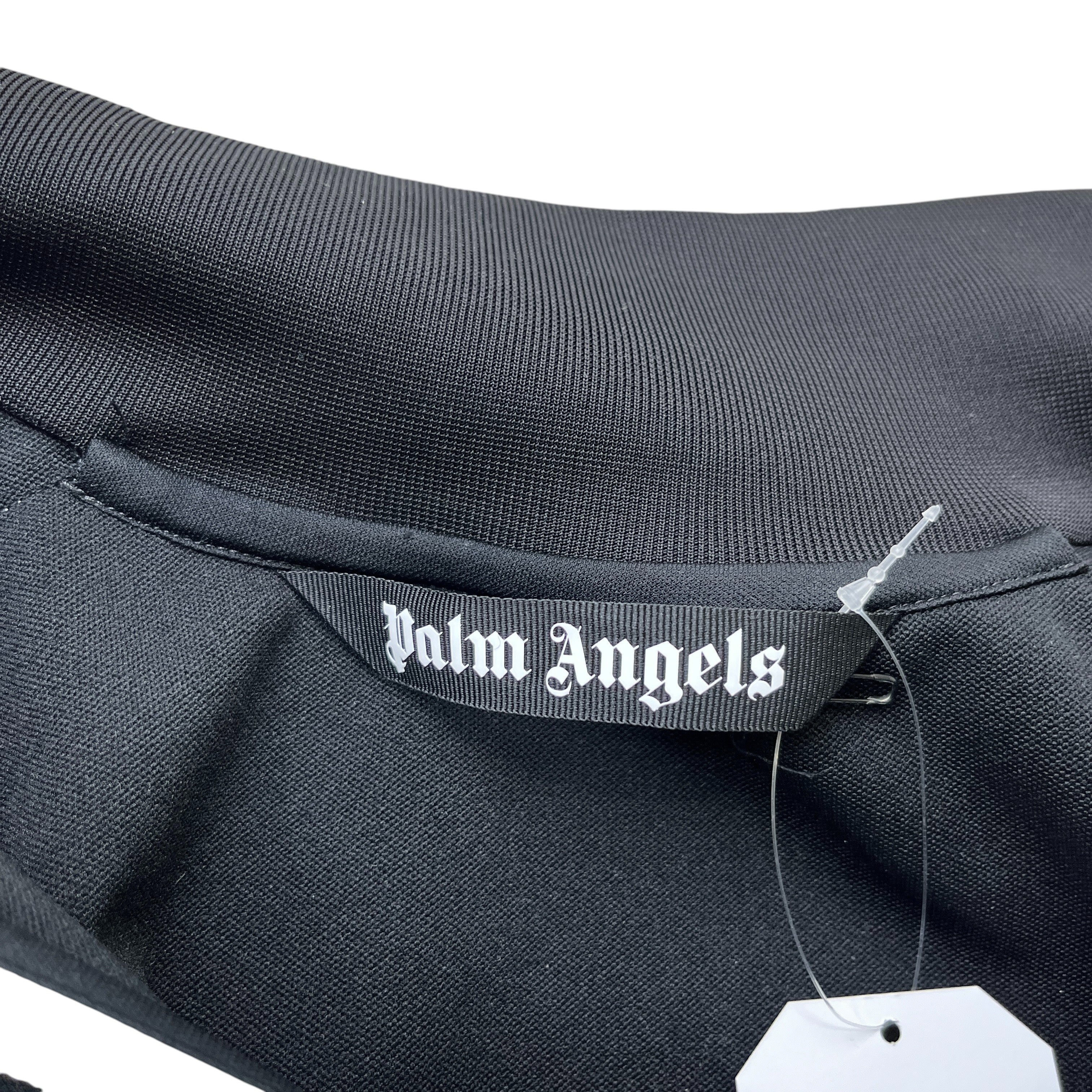 Men's Logo Print Track Jacket Black Size L