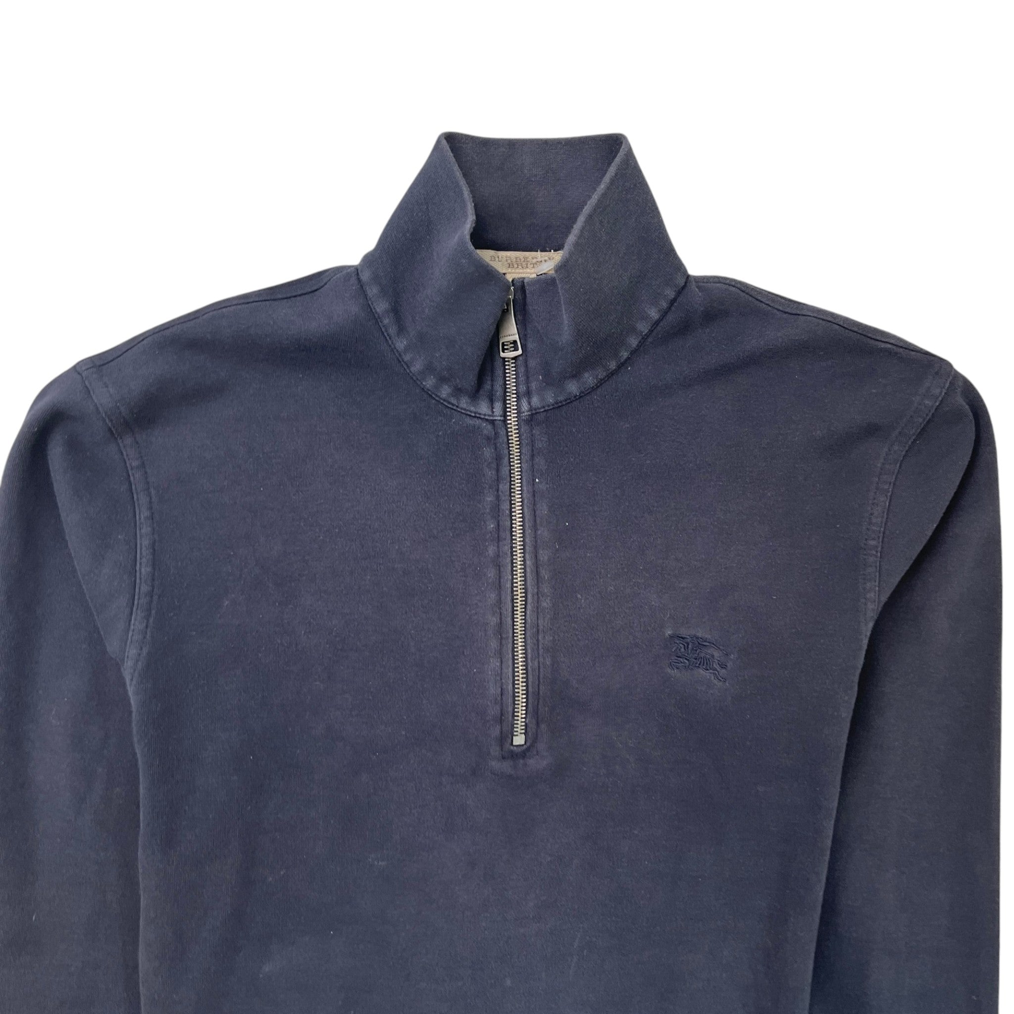 Men's Embroidered Logo Sweatshirt Navy Size S