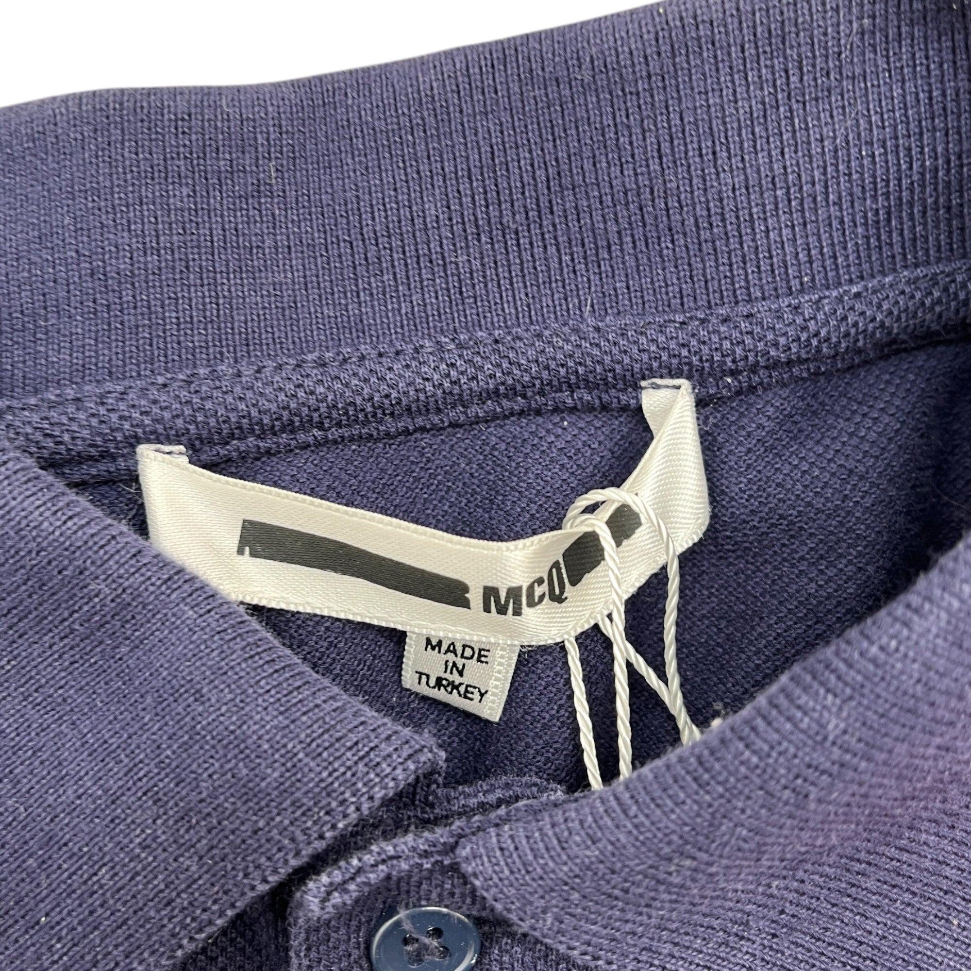 Men's Logo Polo Shirt Navy Size S