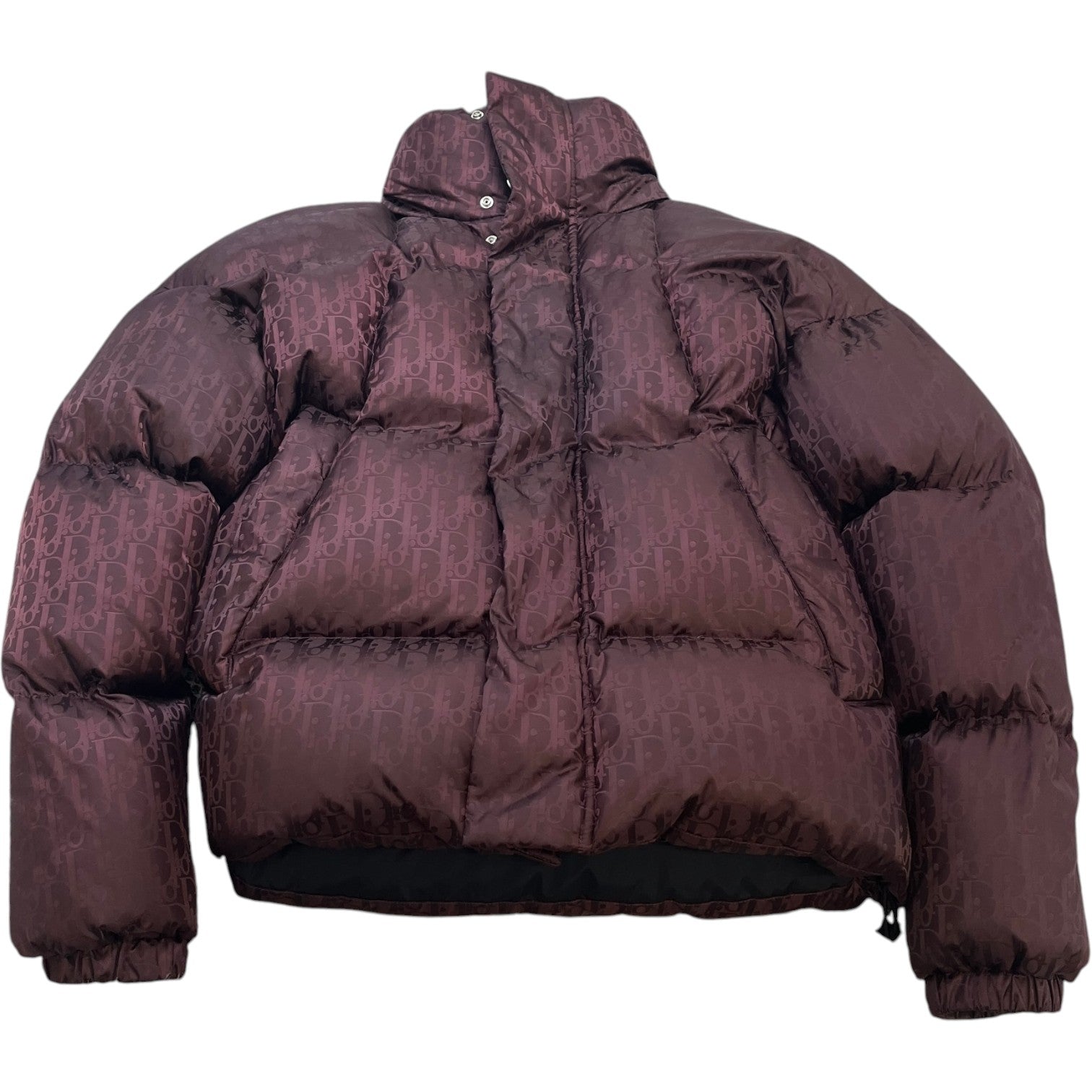Men's Oblique Down Jacket Burgundy Size IT 48 / M