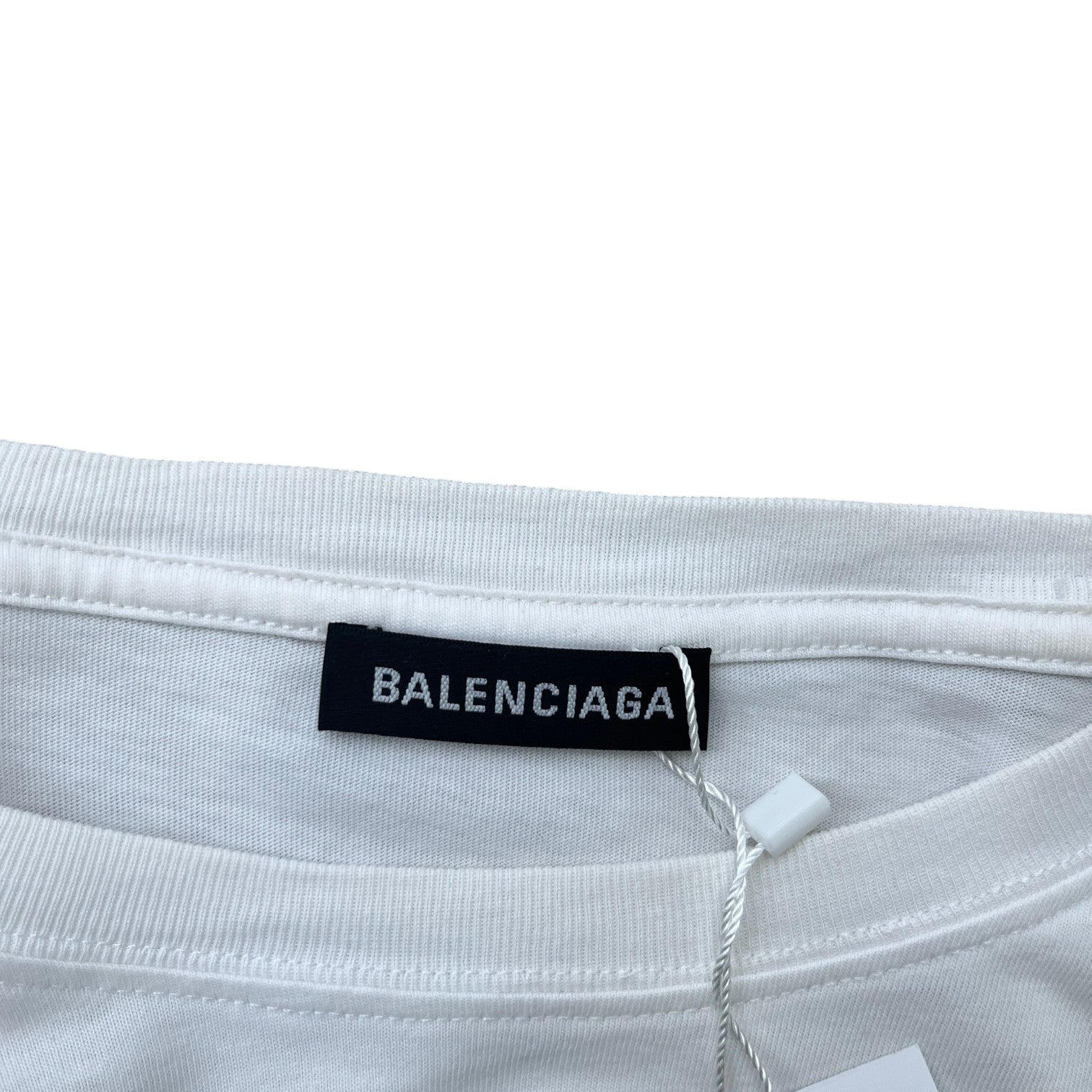 Men's Logo Print T-Shirt White Size S