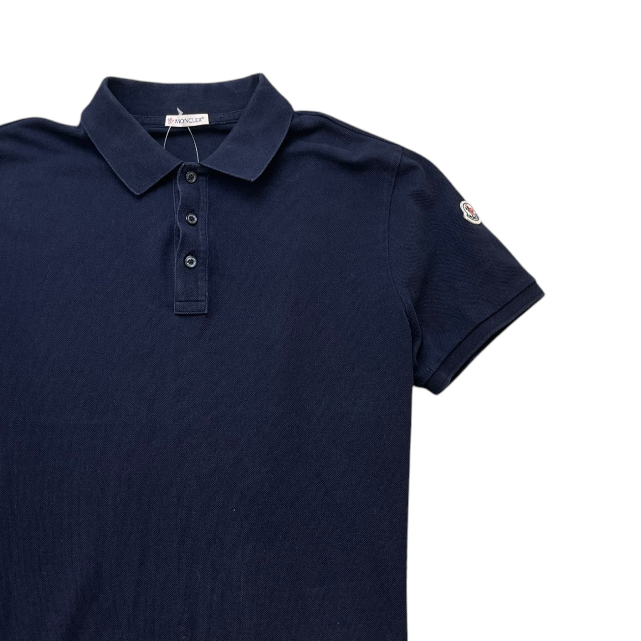 Men's Maglia Polo Shirt Navy Size M