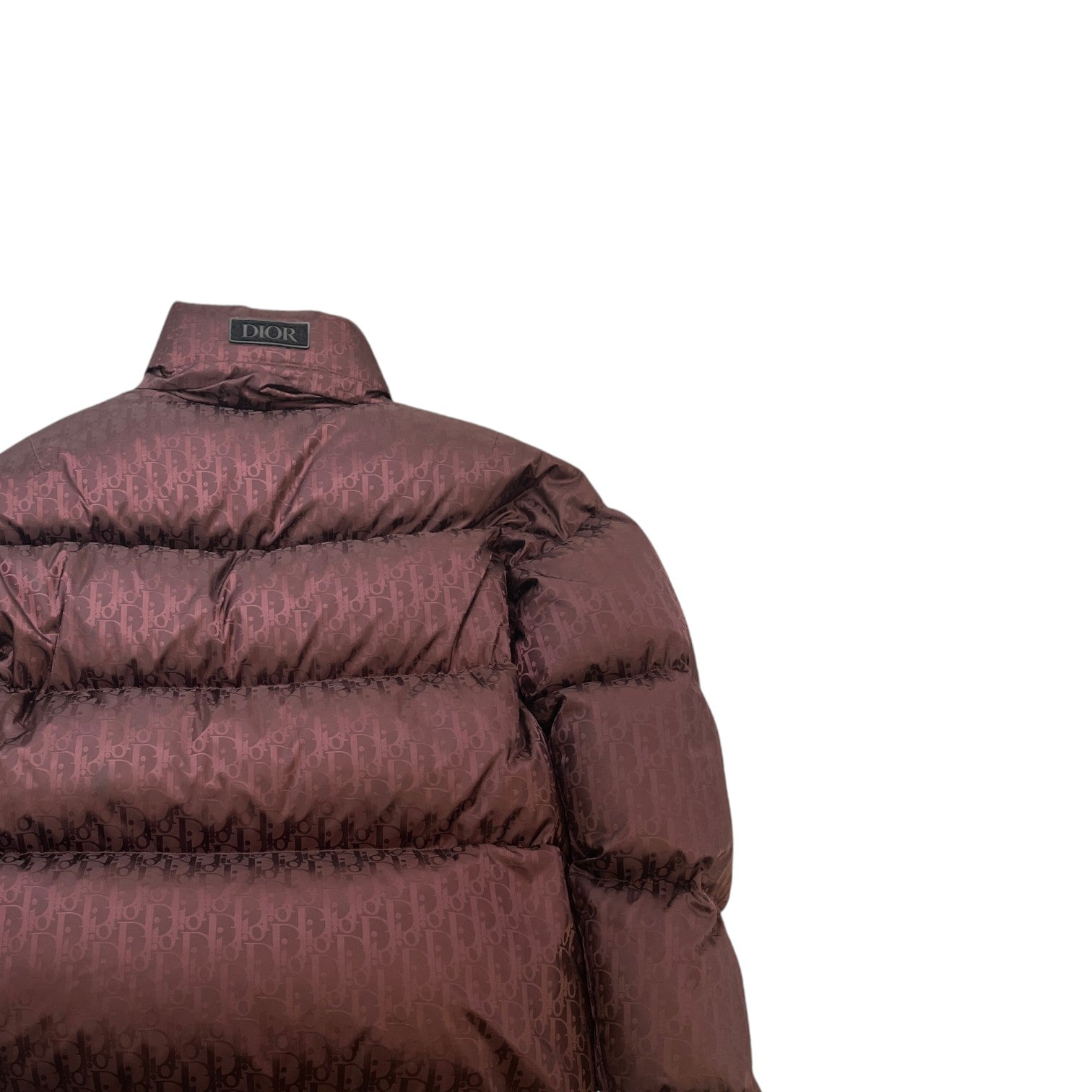 Men's Oblique Down Jacket Burgundy Size IT 48 / M