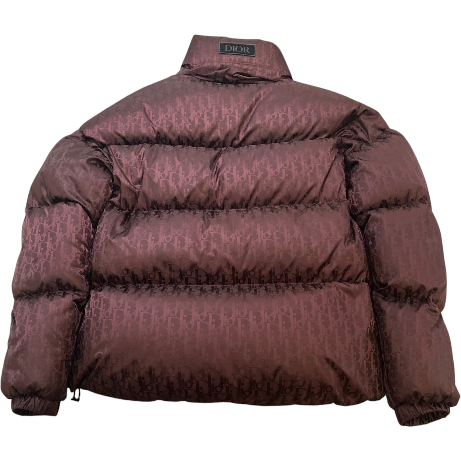 Men's Oblique Down Jacket Burgundy Size IT 48 / M