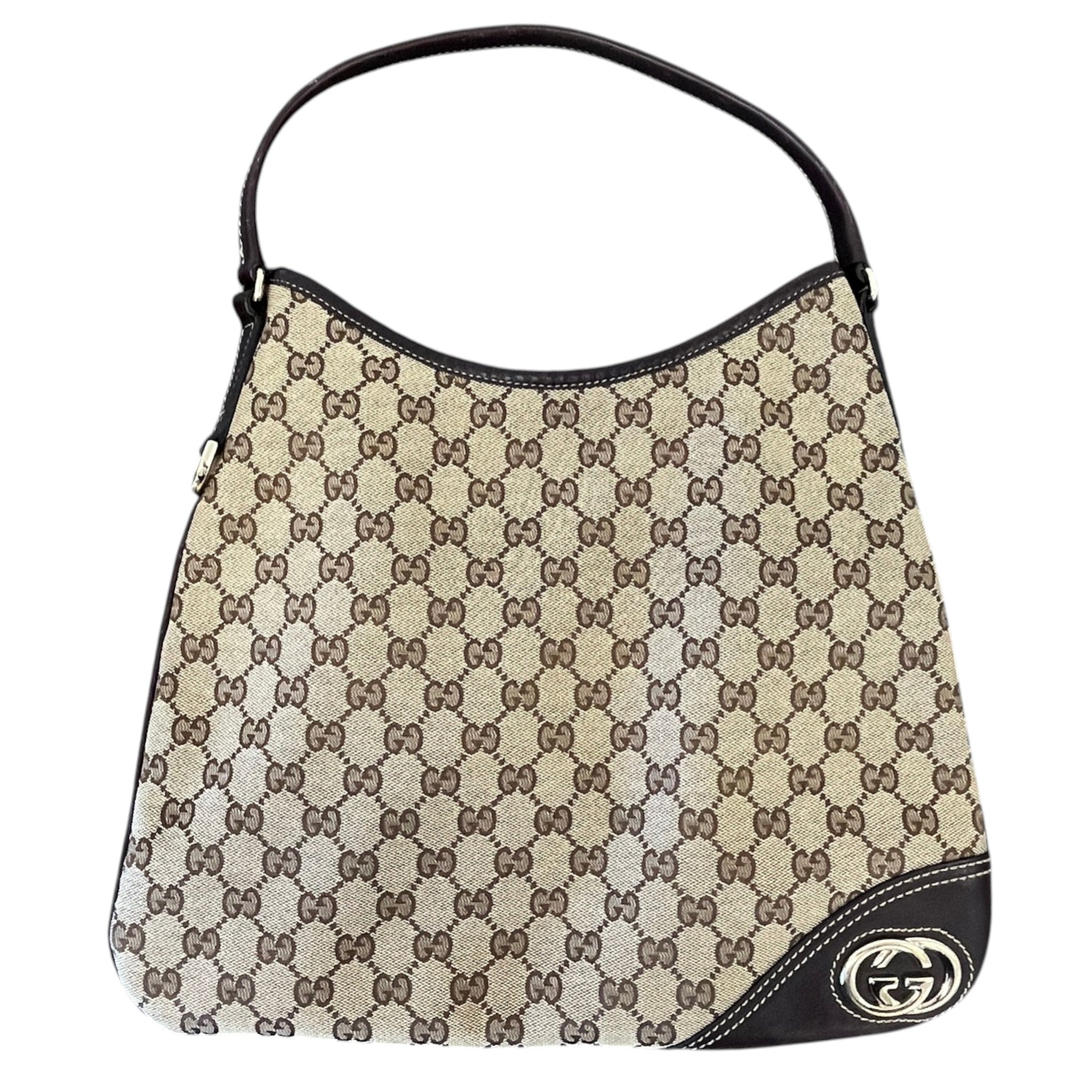 Women's Gg Supreme New Britt Hobo Bag Beige