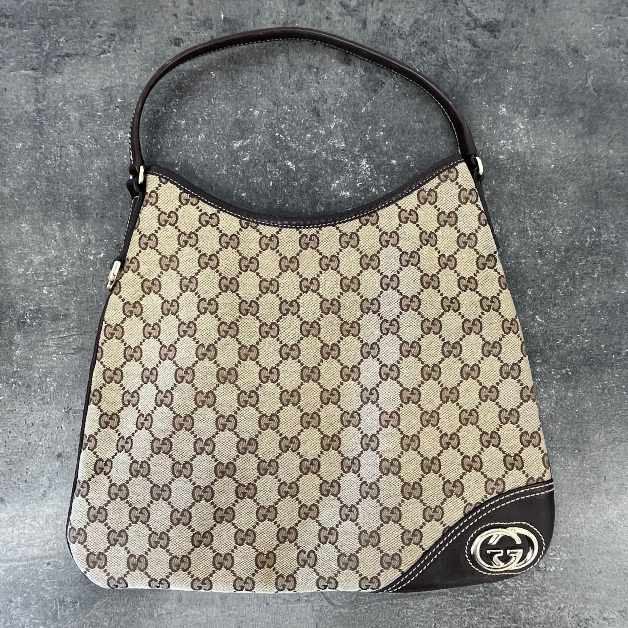 Women's Gg Supreme New Britt Hobo Bag Beige