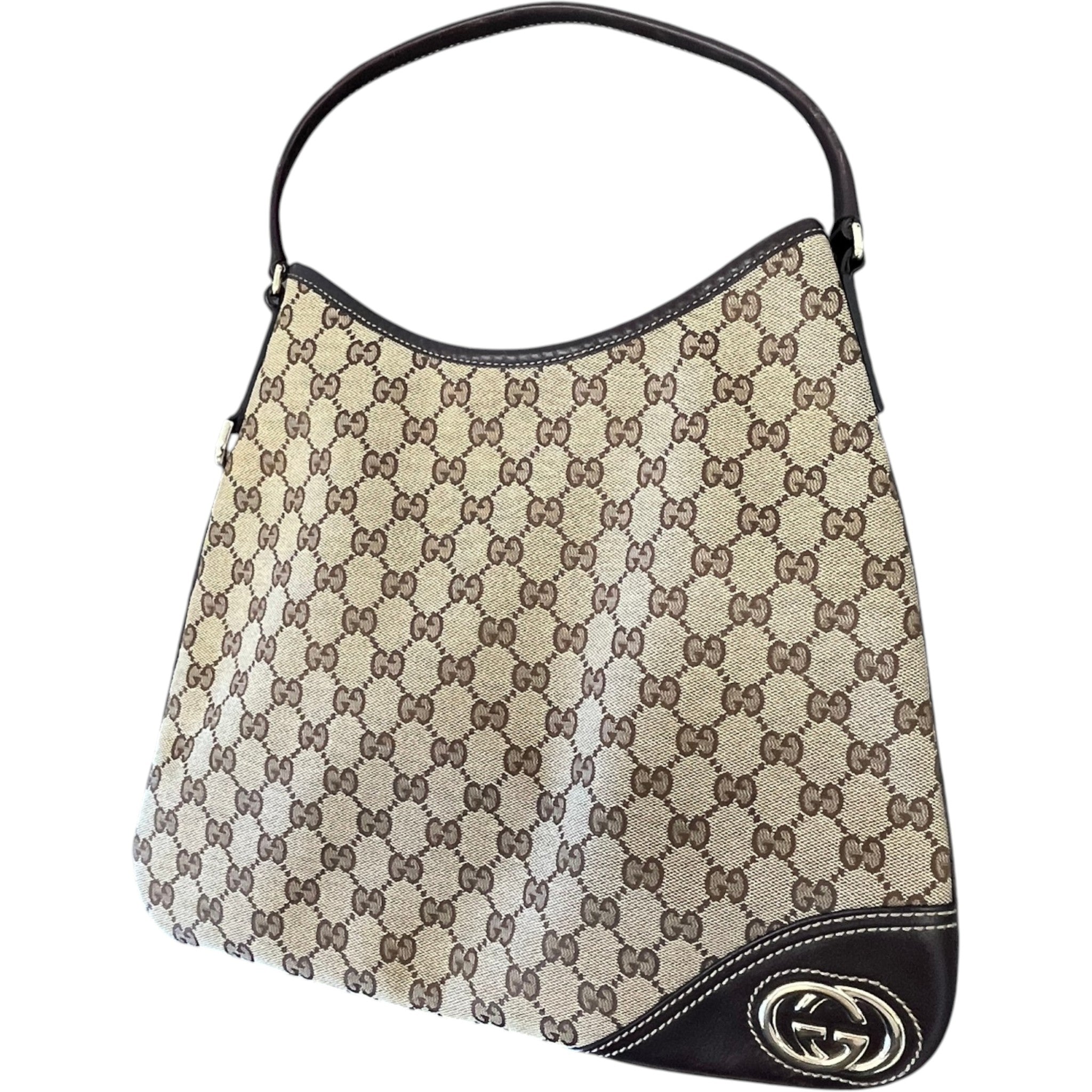 Women's Gg Supreme New Britt Hobo Bag Beige