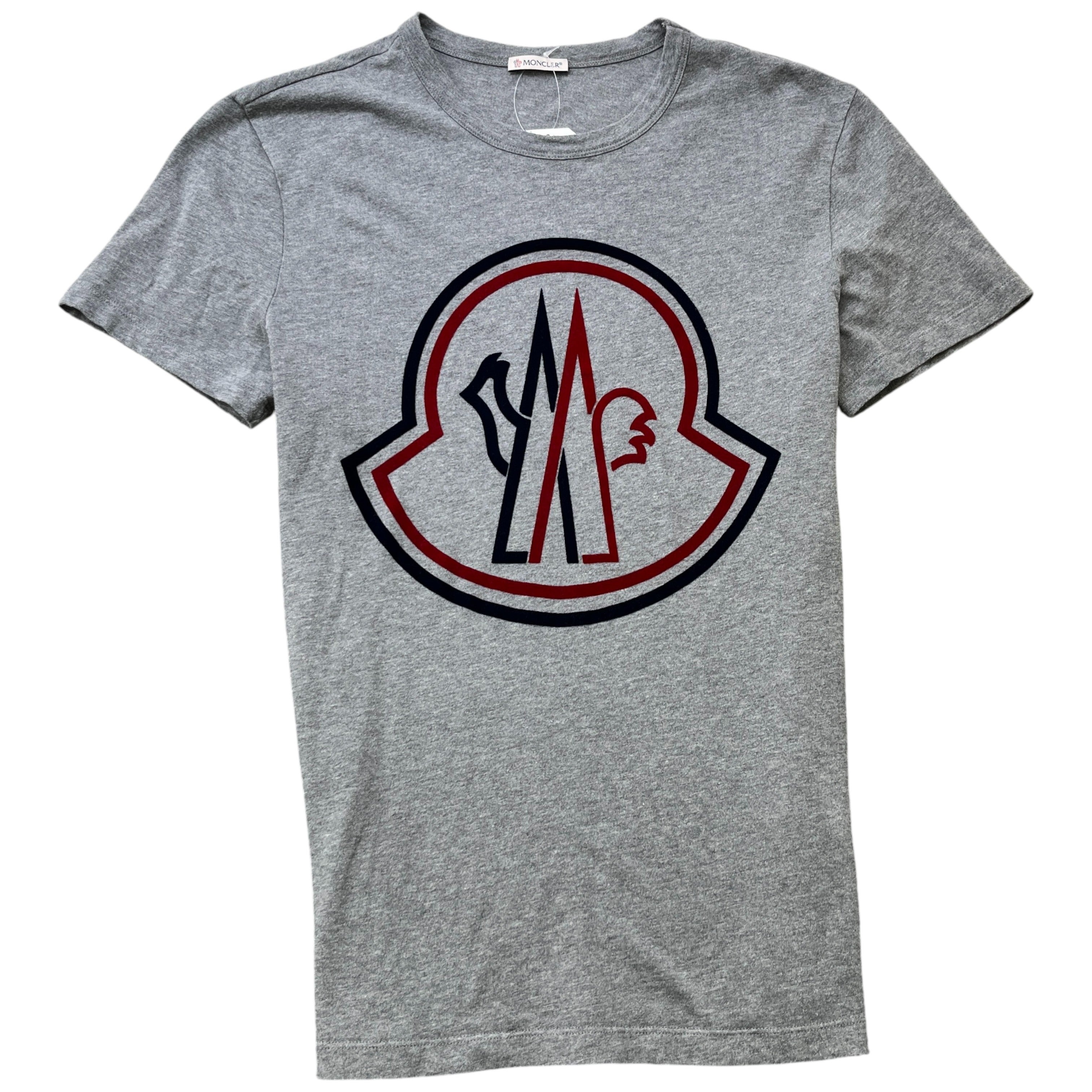 Men's Maglia Logo Print T-Shirt Grey Size M