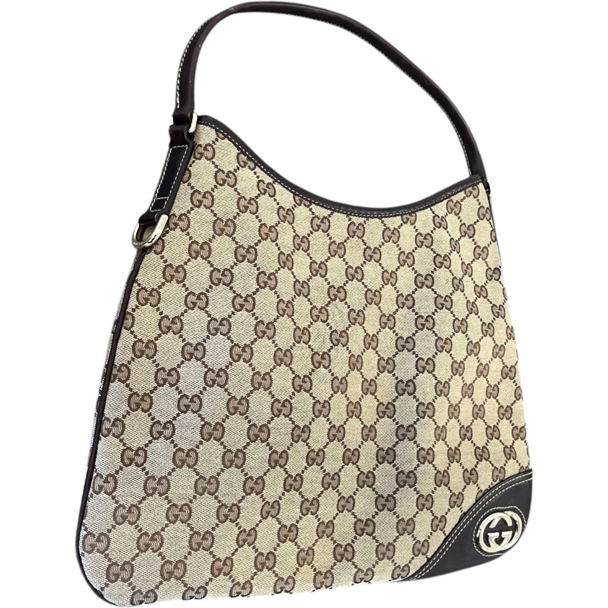 Women's Gg Supreme New Britt Hobo Bag Beige