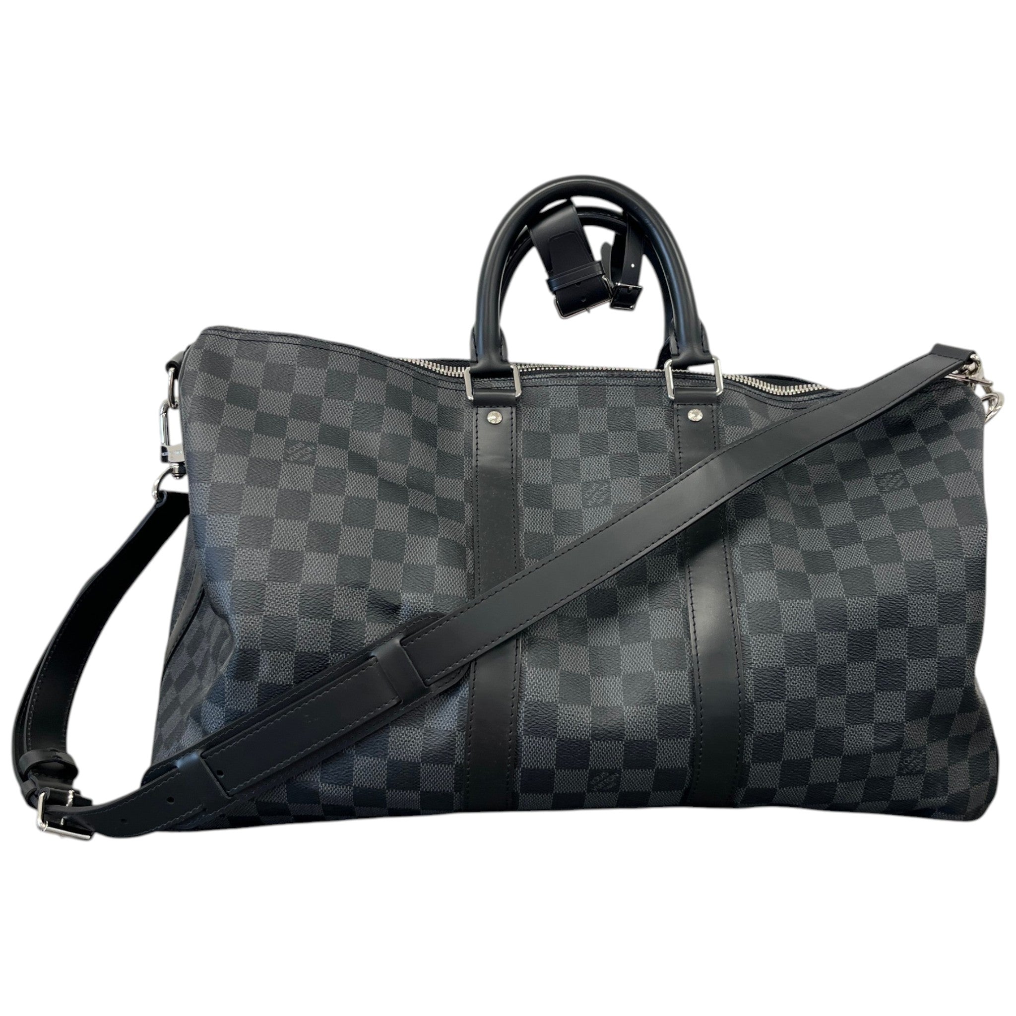 Men's Damier Graphite Keepall Bandoulière 45 Bag Navy